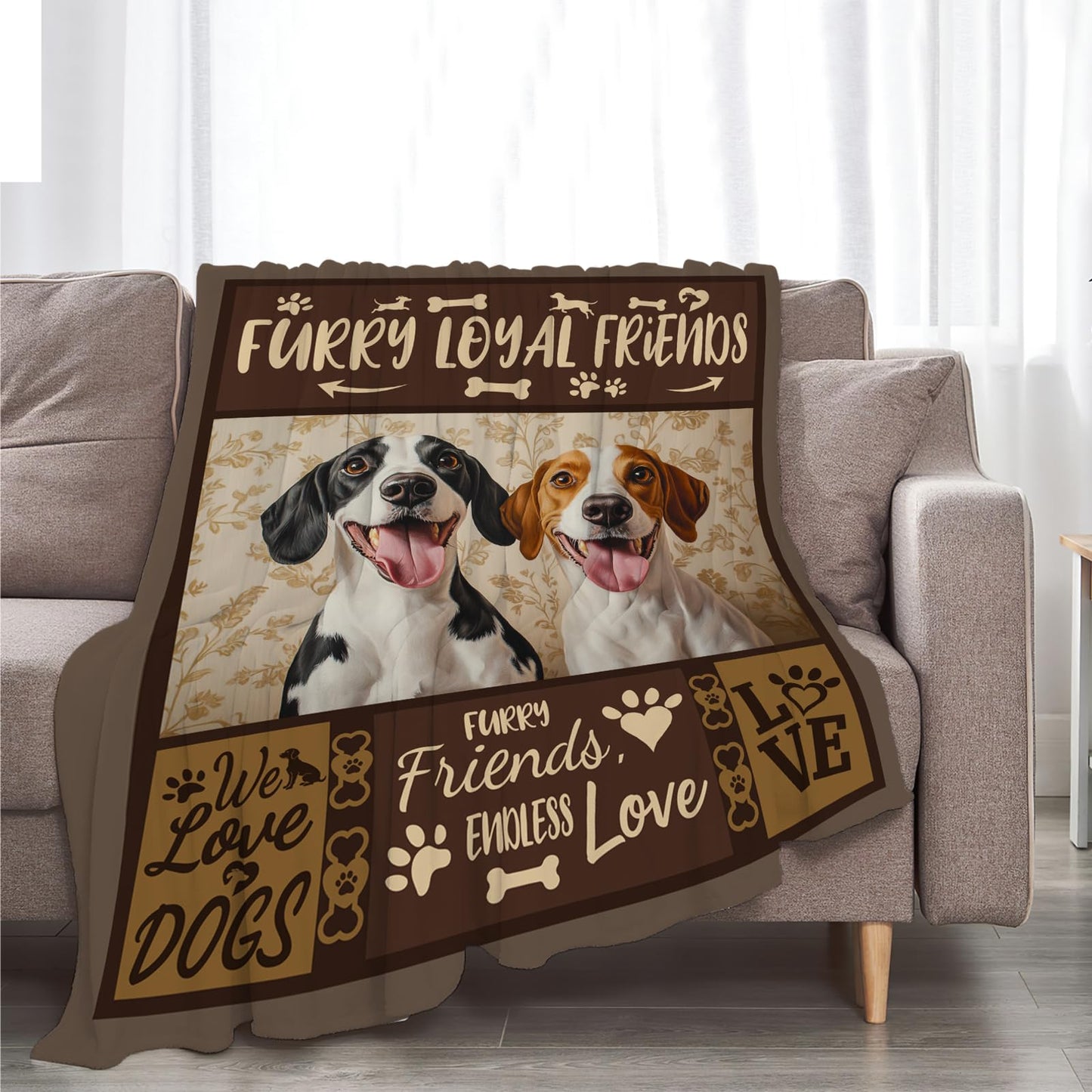 Beagle Blanket, Dog Throw Blanket, Beagles Gifts, Dogs Blankets, Beagle Stuff Fleece Flannel Plush for Women Men Boys Girls Lovers Adults Soft Bedding for Sofa Bed Office Home Decor 40"X50"