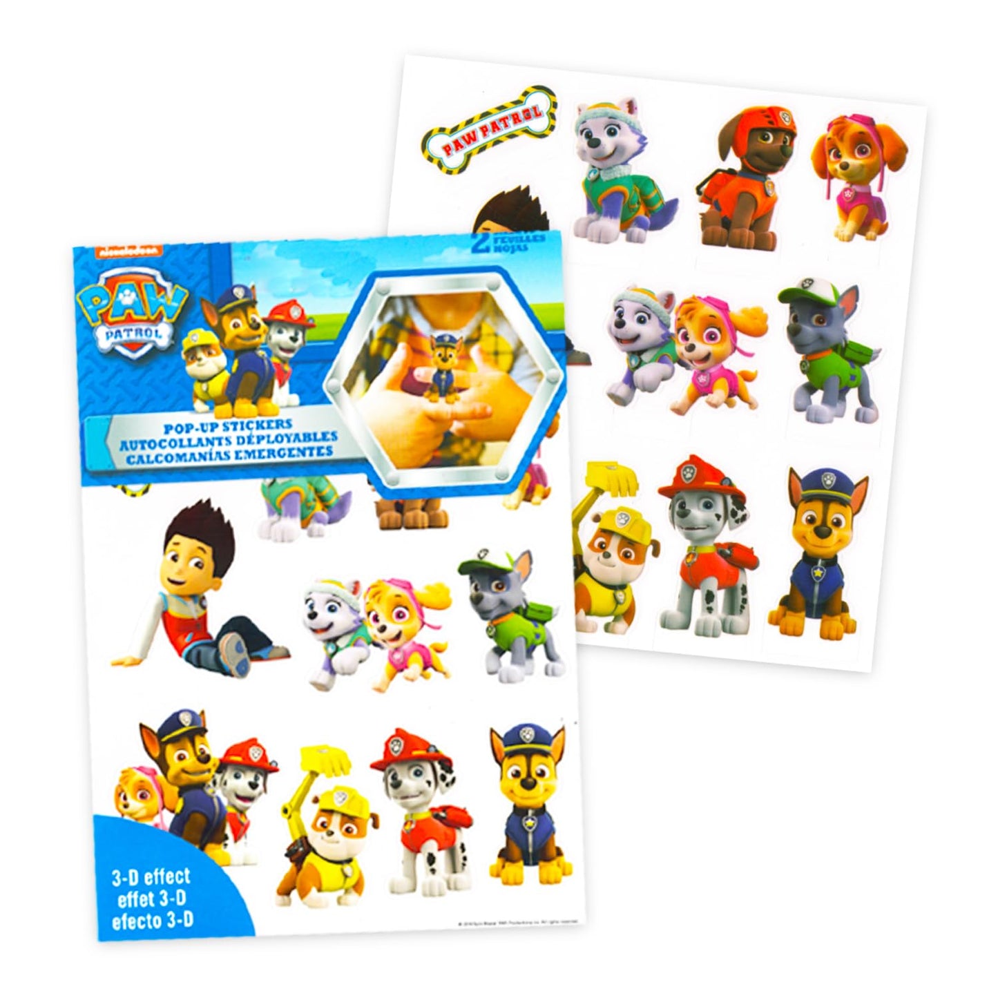 Paw Patrol Bedspread Twin Set - Bundle with Skye Quilted Bedspread for Twin Bed, Stickers, More | Paw Patrol Room Decor Bedding Set for Boys, Girls