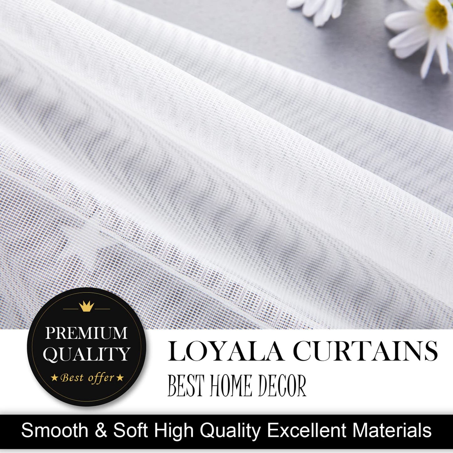 Loyala Star Blackout Curtains for Bedroom - Double Layer, Kids, Cute - 63 Inch Long, 1 Panel, Grey