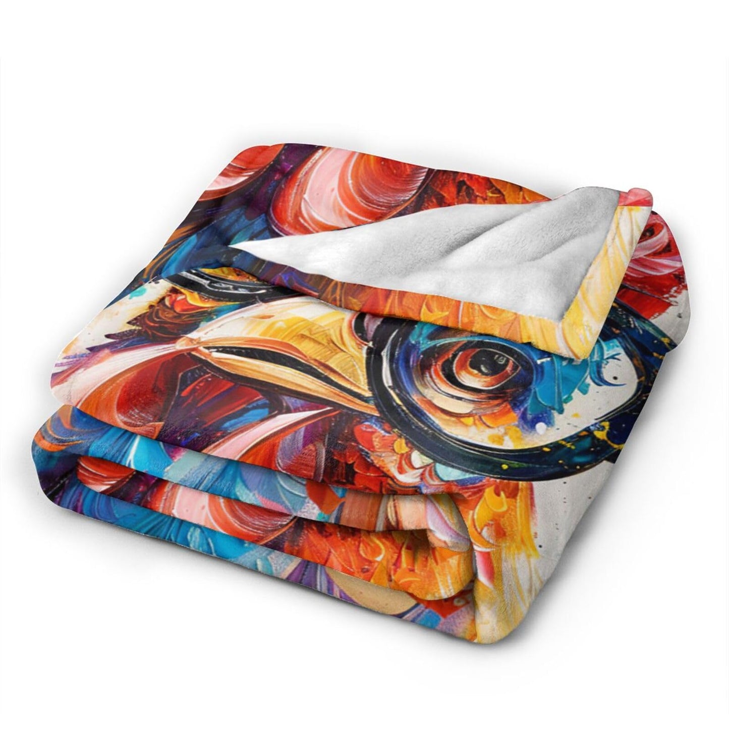 Chicken Blanket Rooster Throw Blanket Soft Warm Cozy Fuzzy Plush Roosters Throw Blanket Gifts for Girls Women Chicken Lightweight Fleece Flannel Gift Blankets for Kids Adults 40"X50"