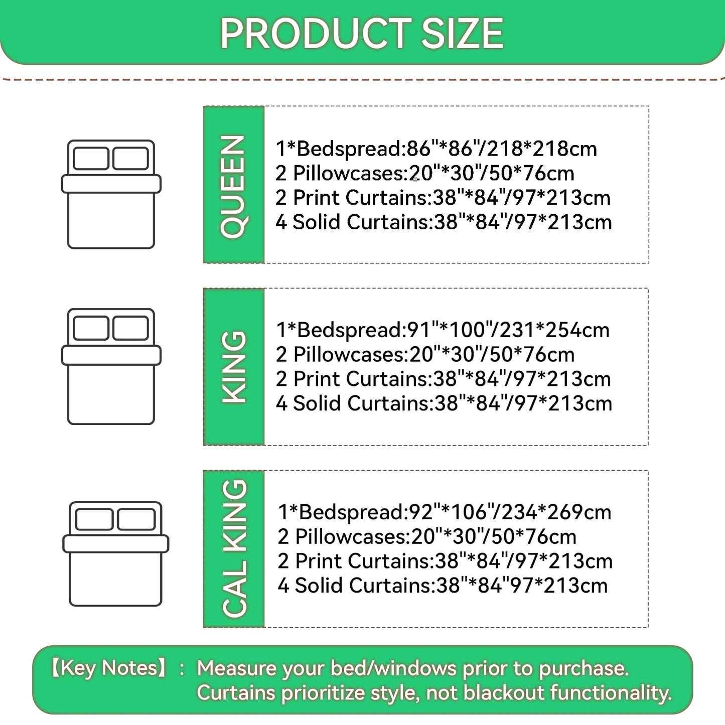 CozyCreatures Vintage Boho Olive Green King Light Comforter Set, 9-Piece Bed in a Bag with Curtains, Brushed Microfiber Bedspread Set with Matching Curtains for Master Bedroom, Machine Washable