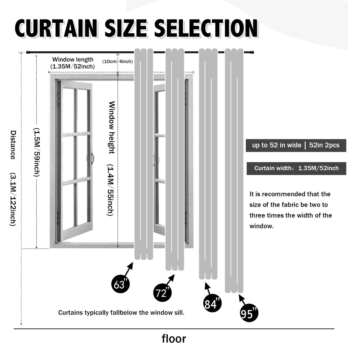 Anytime Romantic Kids Curtain,Hollow-Out Stars Window Curtain Double Layer Blackout Curtains for Girls Bedroom Kids Room 2Panel,(W52 x L95,Dark Green)