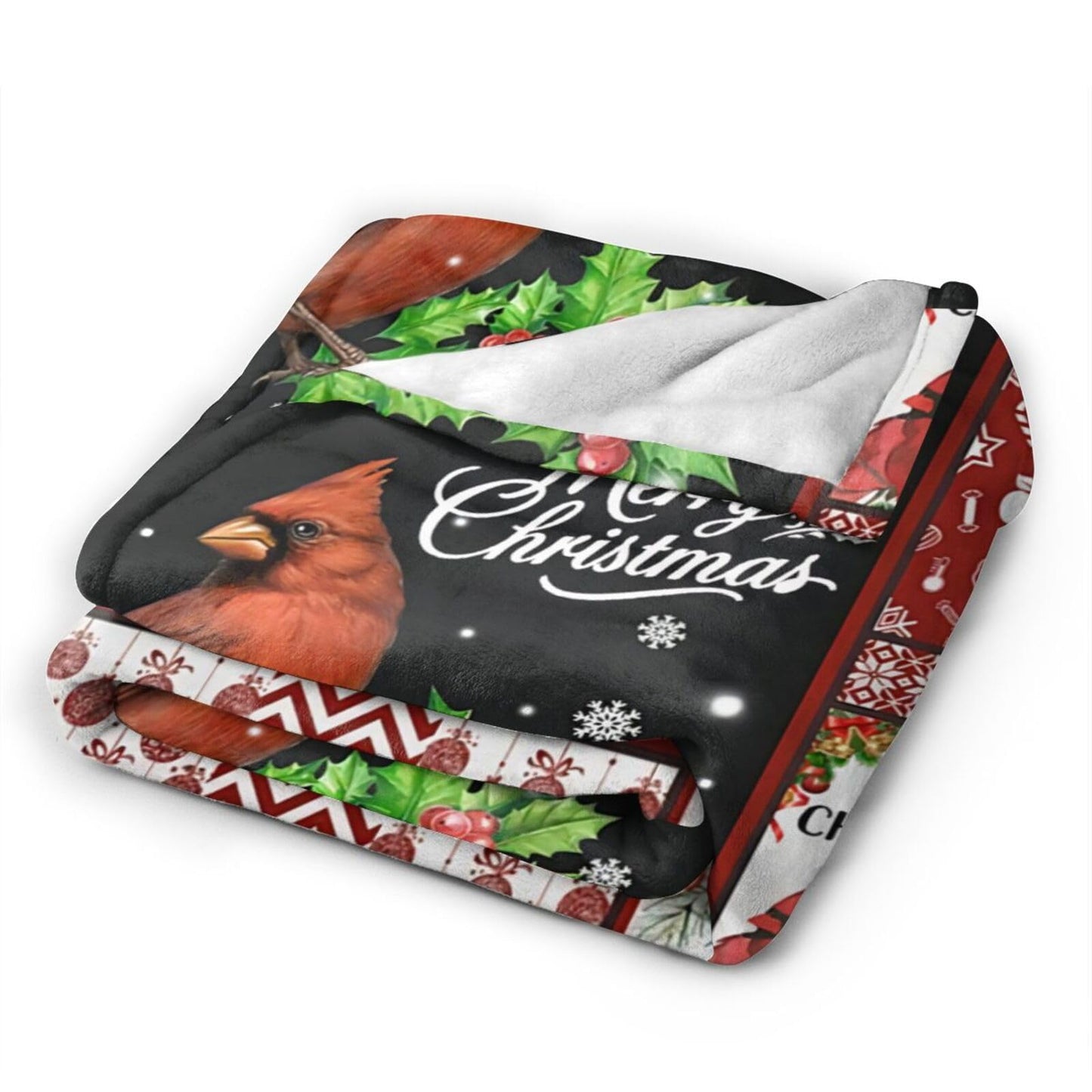 Tijuboni Cardinal Bird Throw Blanket for Girls Boys Women Men Kids Adults Soft Flannel Fleece Blanket for Couch Sofa Bed Home Decor 40"x50"