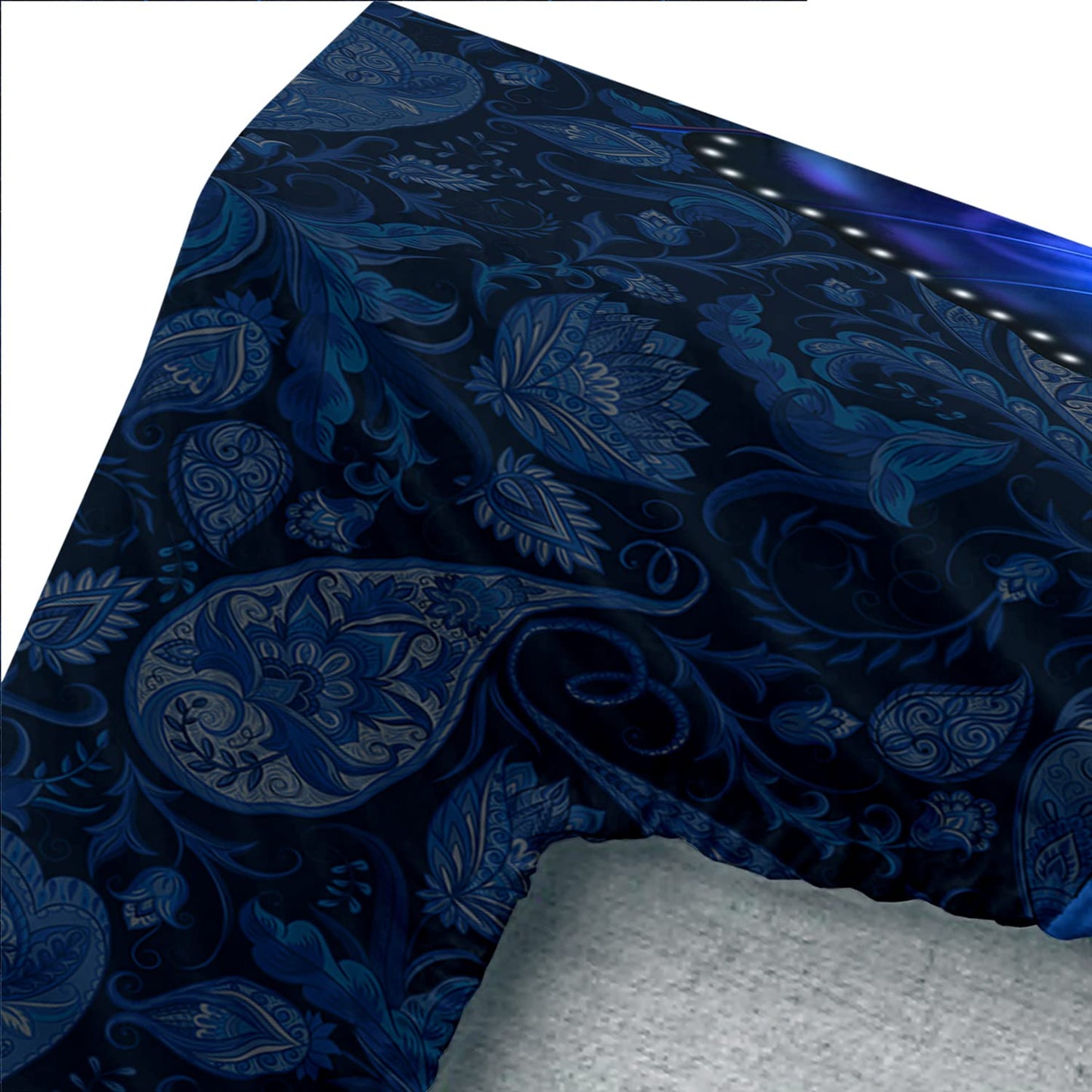 HOSIMA Blue Butterfly Bedding Set for Girls Bedroom Set,Mandala Boho Floral Full Fitted Sheet Set,Butterfly Print Fitted Sheet Full Size, 1 Fitted Sheet+2 Pillowcases.