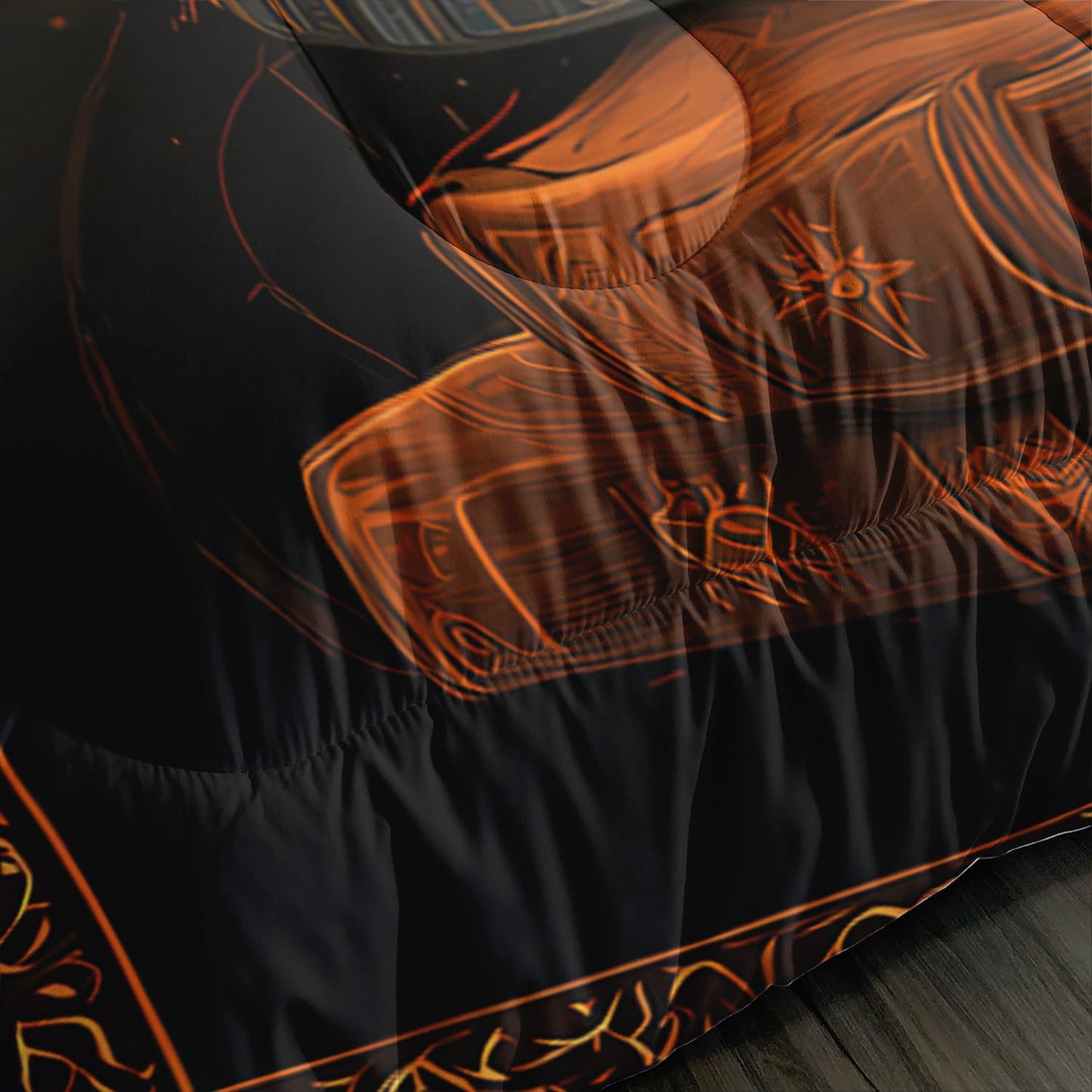 XYNHML Kawaii Retriever Dog Comforter 3Pcs Twin Lovely Wizard Hat Puppy Bedding Set for Kid Teen Girl Boy Teen Adult Wild Animal Mysterious Magic Book Quilt Bed Decor with 1 Comforter & 2 Pillowcases