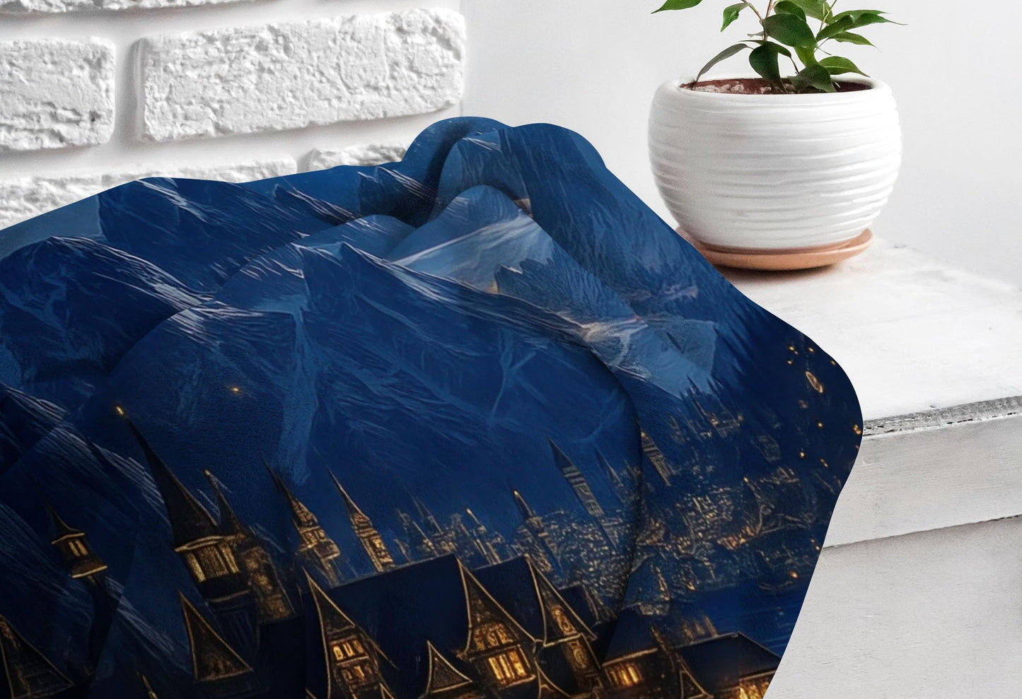 Allenjoy Star Night Court Blanket 57"x50" - Soft Warm Throw Blankets for Couch Bed Living Room Home Office Bedroom Decor, Gifts for Women Teens Fans Daughter Sister, Washable