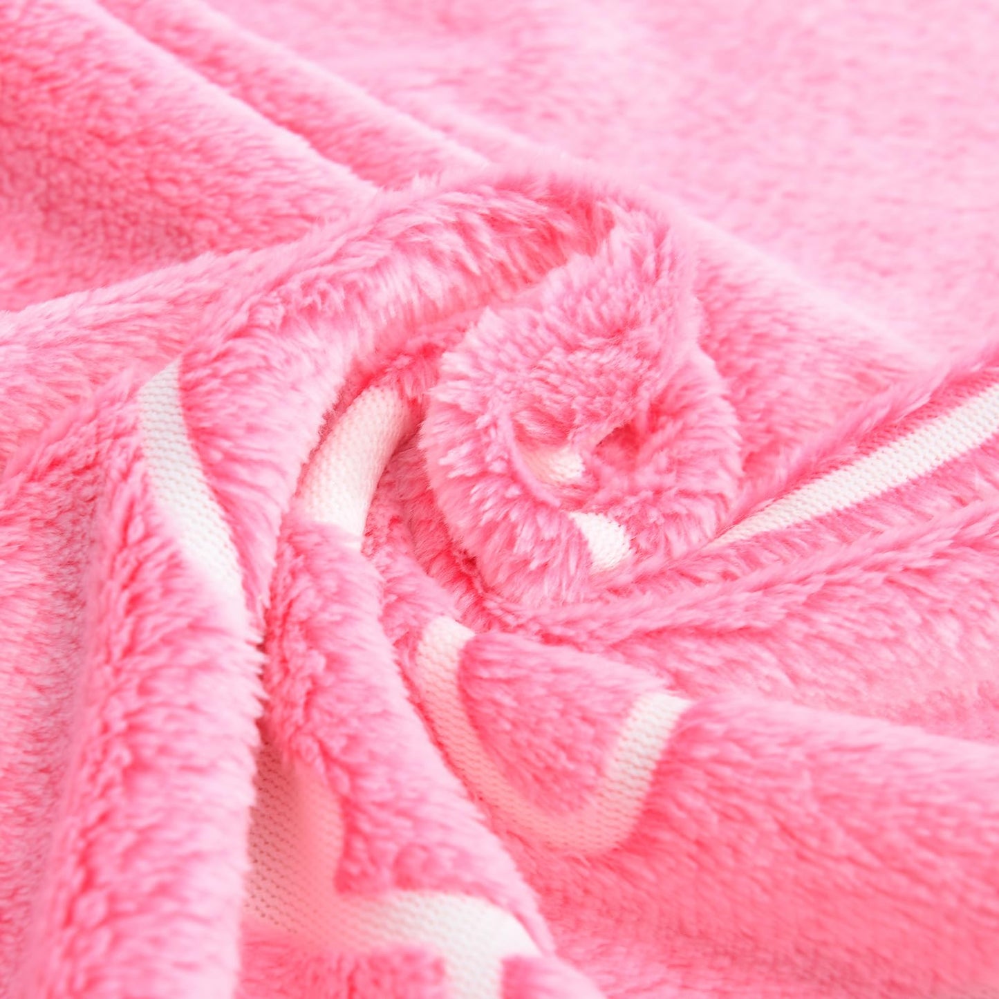 Pink Ghost Throw Blanket Glow in The Dark Blanket Flannel Soft Cute Decor Room for Girl Women Friends for Sofa Couch Bed(Pink, 40"x50")
