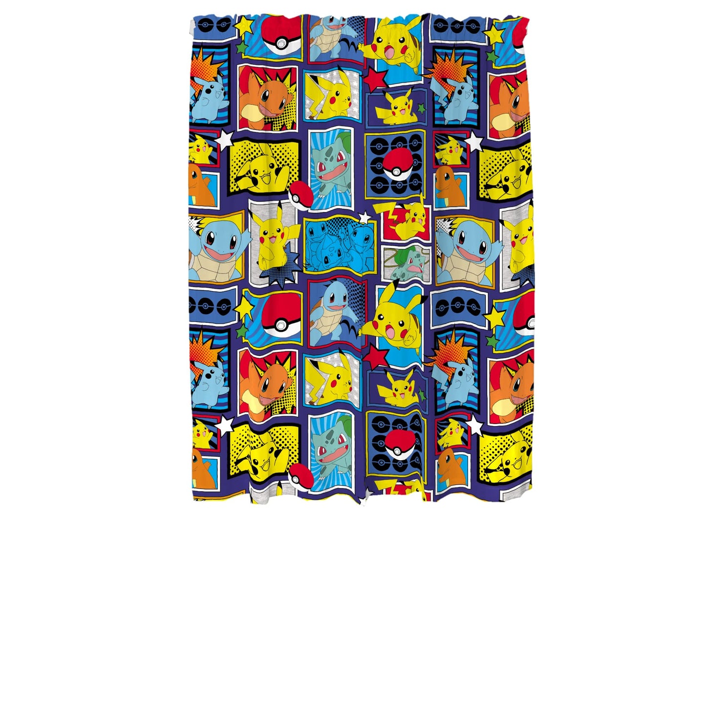 Pokémon Kids Room Window Curtains Drapes Set, 82 x 63 in, (Officially Licensed Product) by Franco