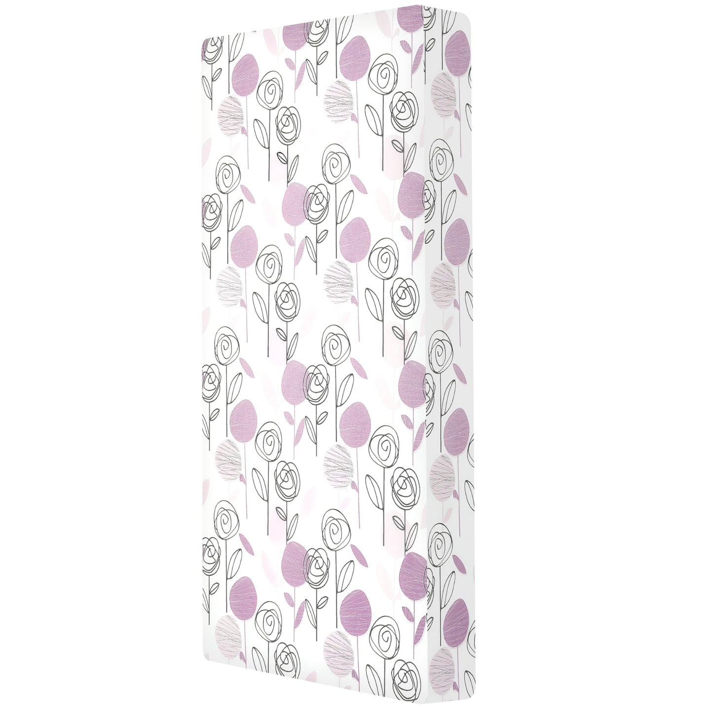 Dream On Me Floral Dreams 2-in-1 Crib Mattress, Dual-Sided for Infants & Toddlers, Waterproof Cover, GREENGUARD Gold Certified, Fits Full Size Crib & Toddler Bed, 52” x 28” x 5”