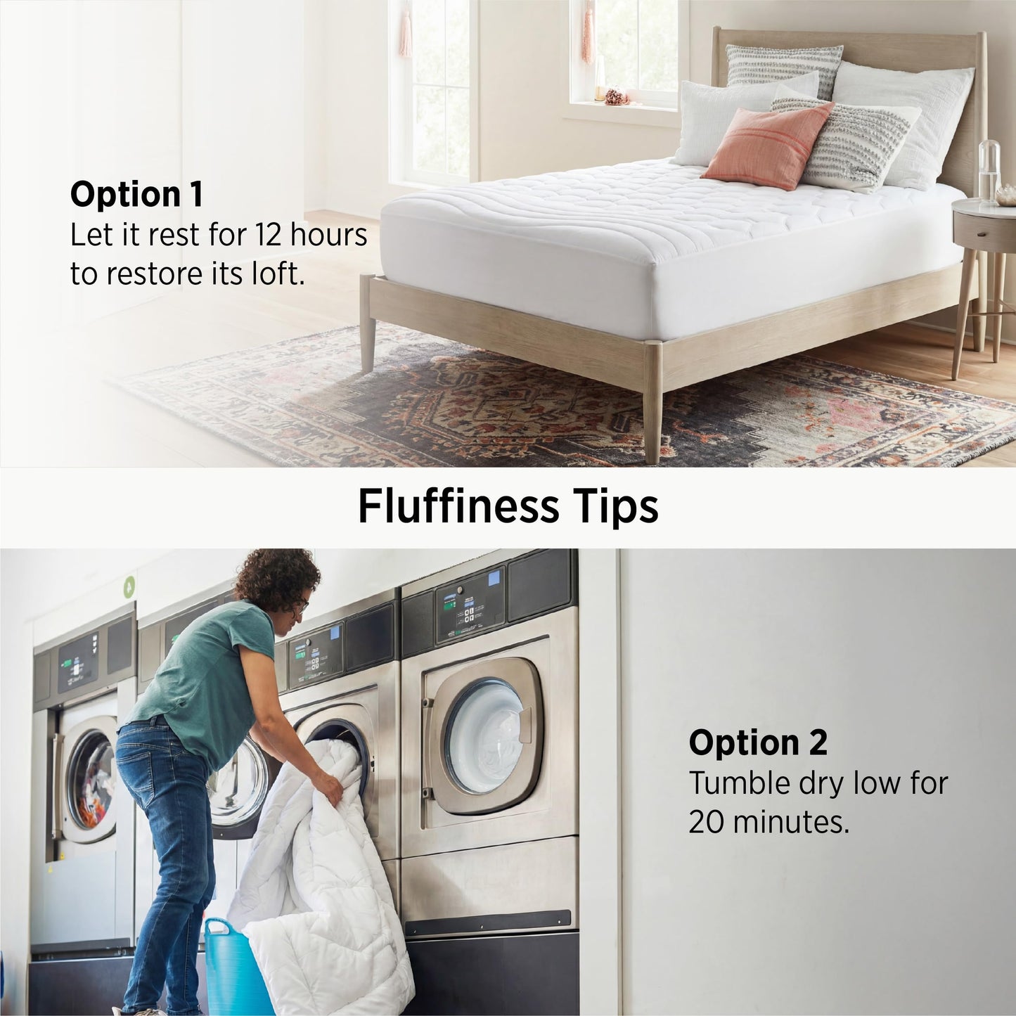 Bedsure Queen Mattress Pad - Quilted Fitted Mattress Topper Protector with 8-21 Inches Deep Pocket, Noiseless Breathable Bed Cover Padded, Machine Washable, White, 60x80 Inches