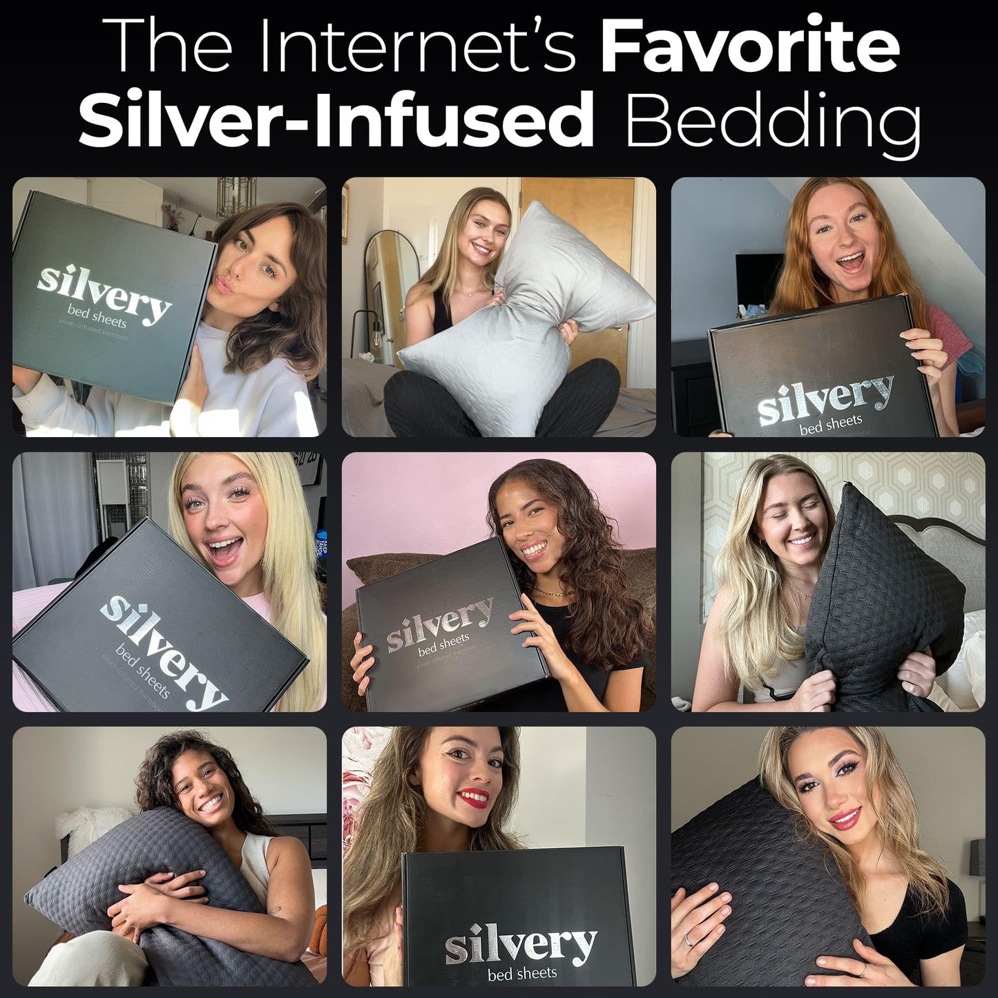Silvery Silver-Infused Cooling Comforter – Award-Winning Self-Cooling Blanket for Hot Sleepers with Self-Cleaning Silvery Technology for Sweat-Free & Cool Sleep (Gray, Twin/Twin XL (68" x 90"))