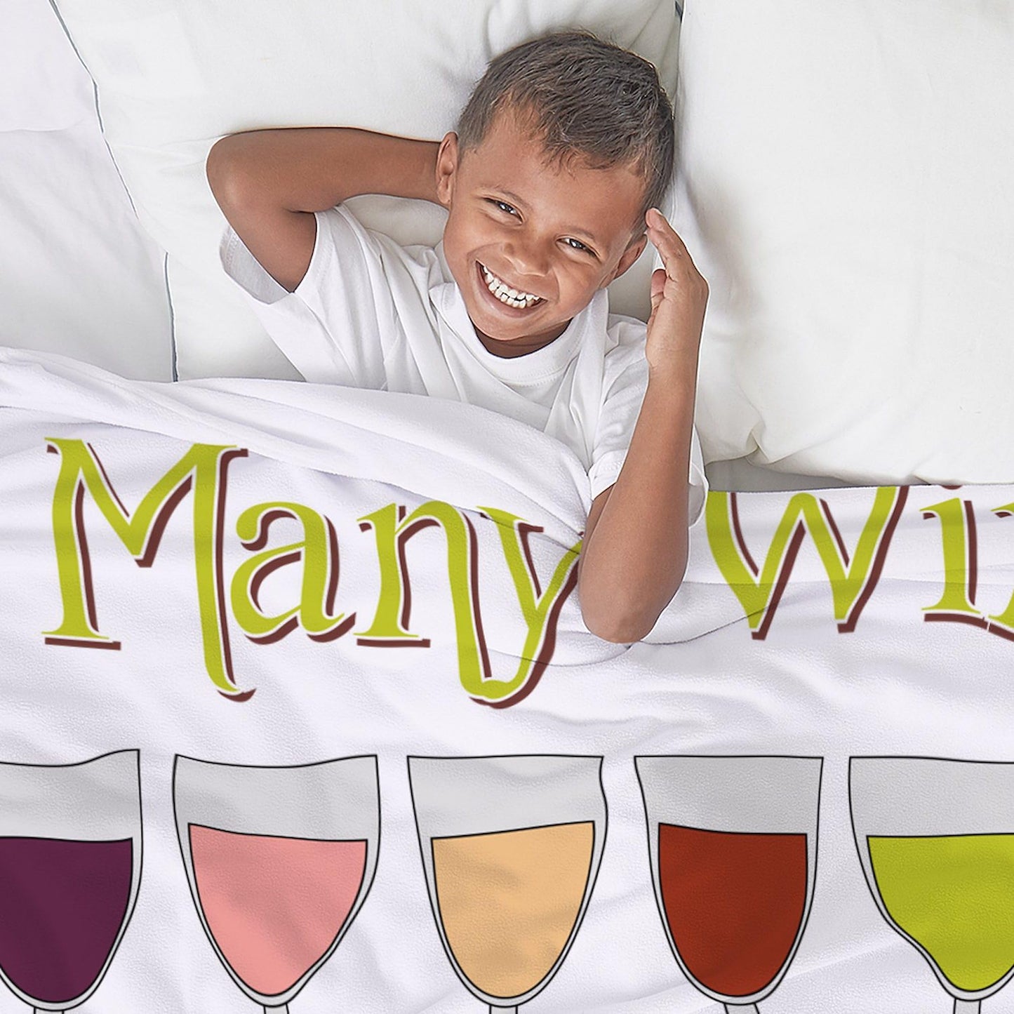 CafePress SO Many Wines... Throw Blanket Super Soft Fleece Plush Throw Blanket, 60"x50"