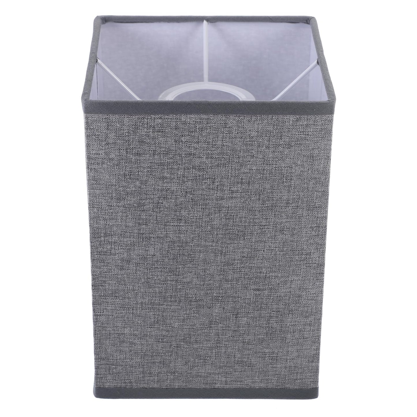 Baluue Square Lamp Shade 7.87X5.51X5.51 Inch Linen Light Cover for Floor and Table Lamps Soft Diffused Lighting Eye Protection Bedroom Living Room