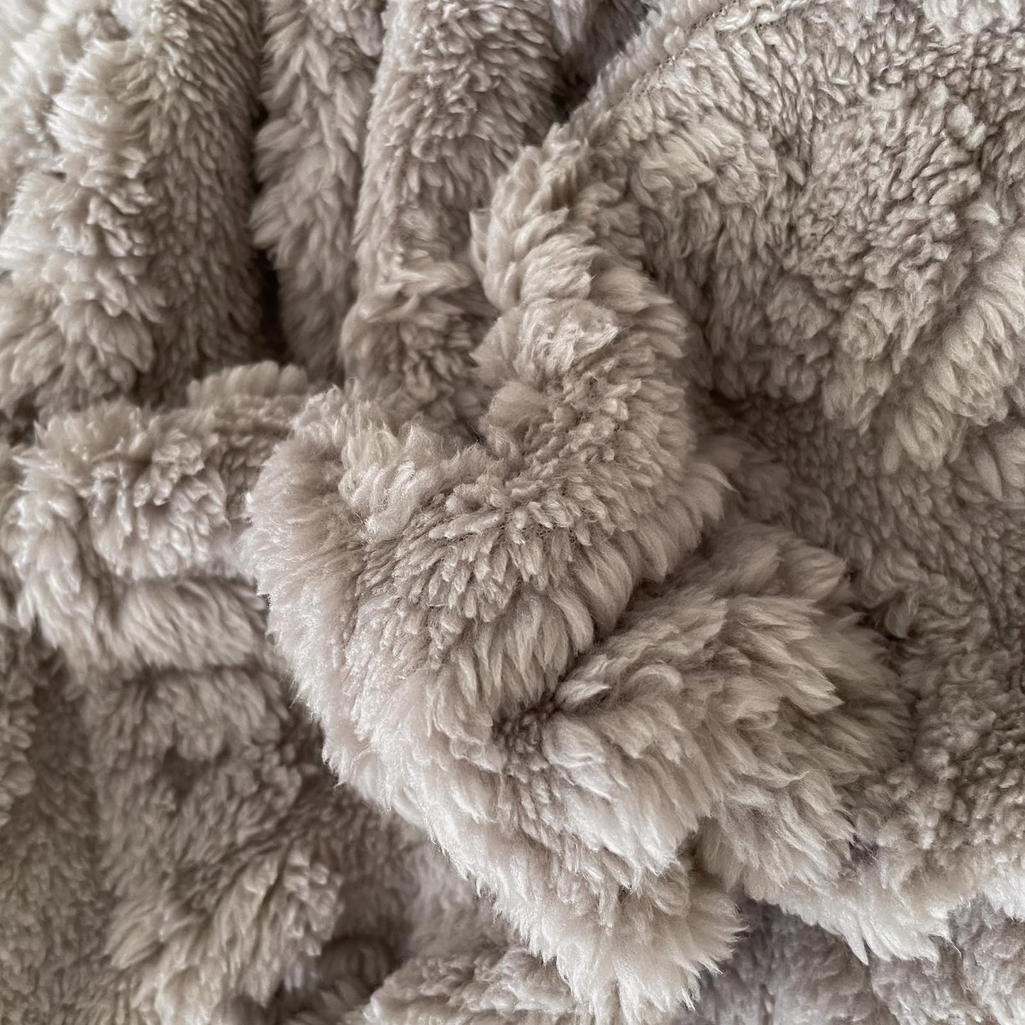 LweiPsqLin Full Fitted Sheet Only - Deep Pocket Fluffy Velvet Fitted Bed Sheet - Ultra Soft, Wrinkle & Fade Resistant, Boho Floral Ash Gray Bedding