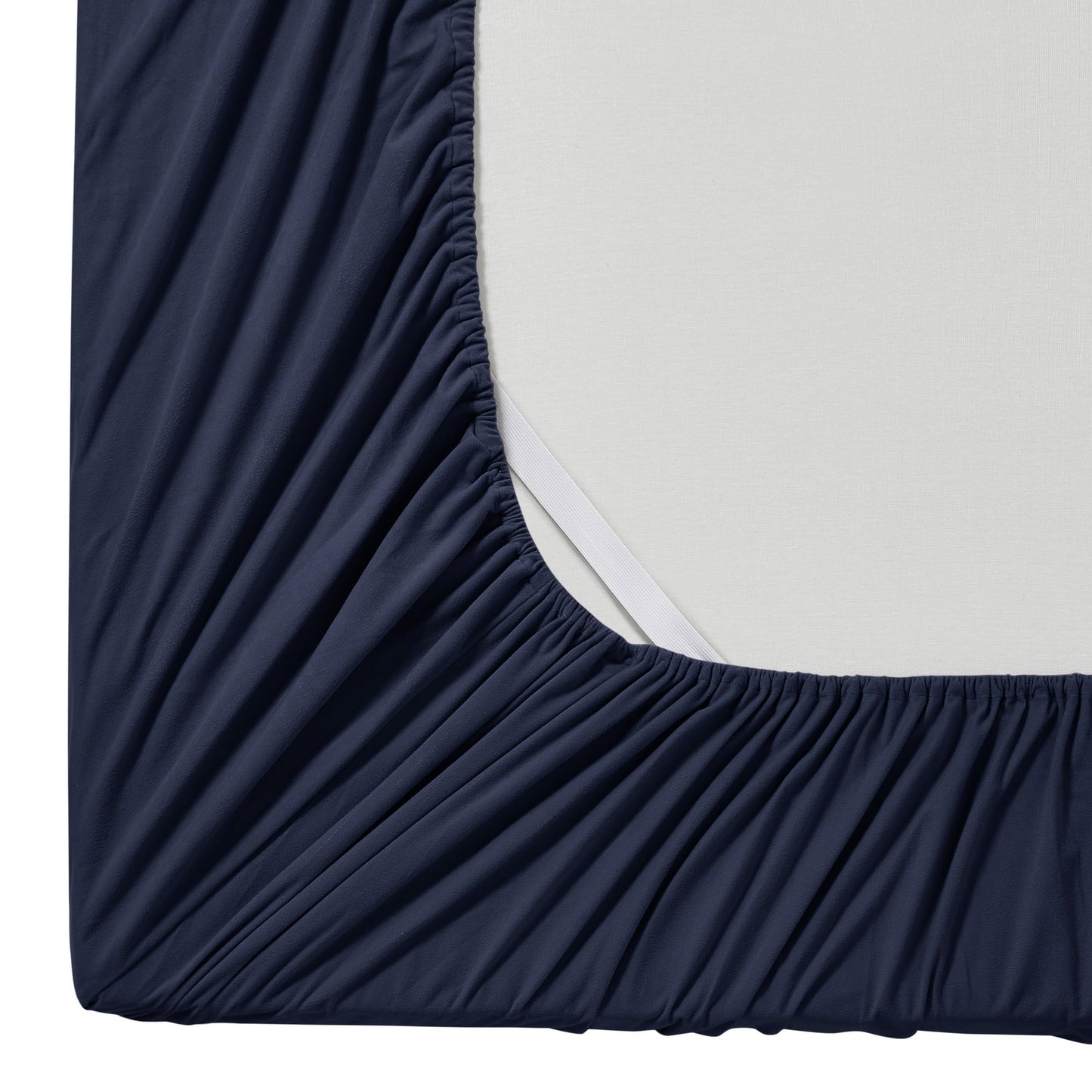Flannel Sheets Warm and Cozy Deep Pocket Breathable All Season Bedding Set with Fitted, Flat and Pillowcases, Queen, Navy