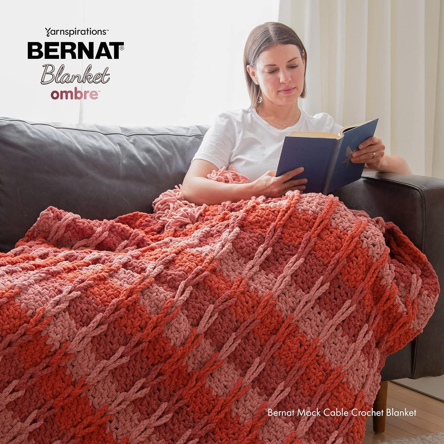Bernat Blanket Yarn, Ocean Teal Ombre