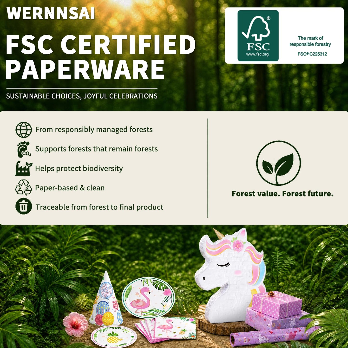 WERNNSAI Bee Tablecloth - 1 Pack 108"x54" Disposable Plastic Table Cover