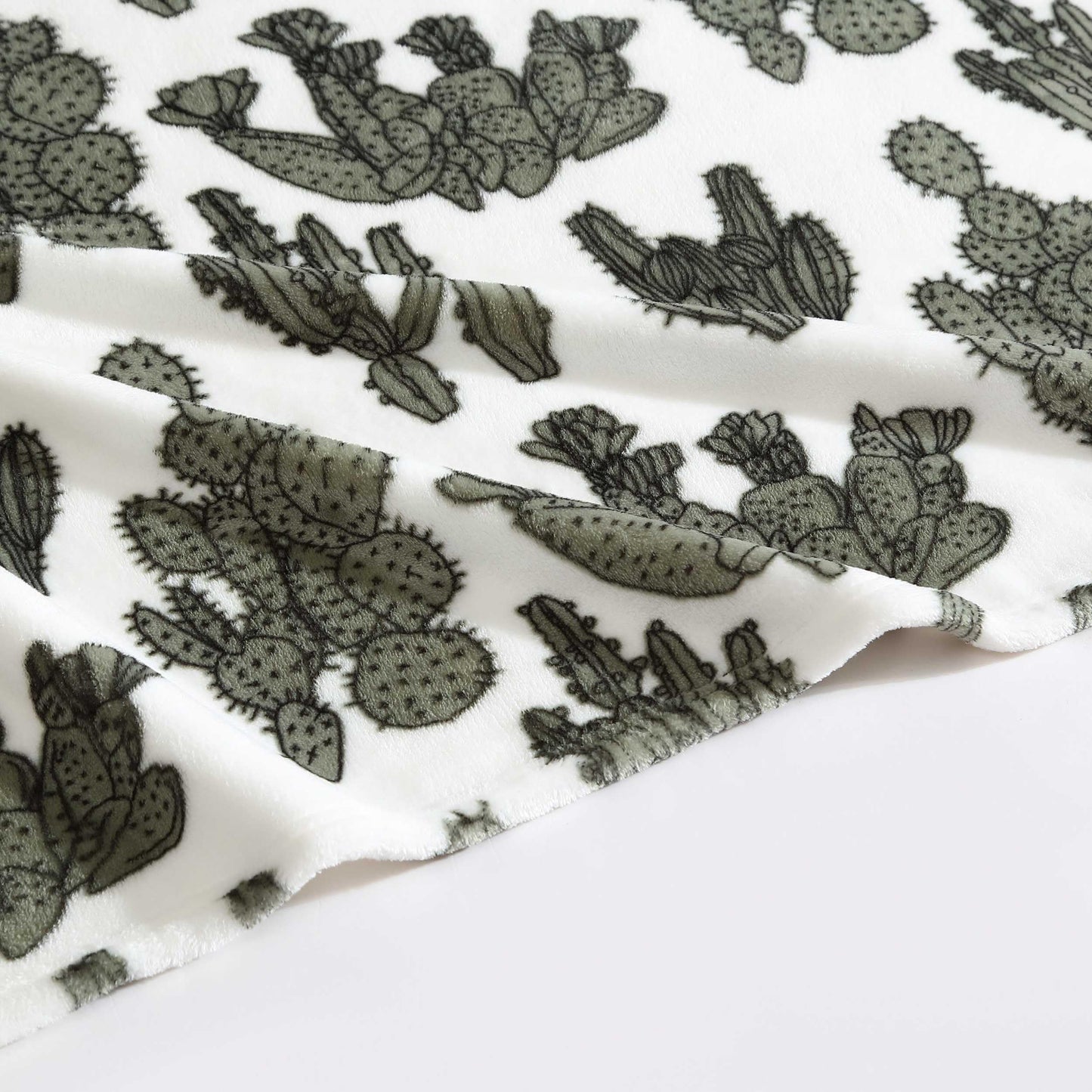 Wrangler - Blanket, Super Soft Plush Bedding, Yellowstone Inspired Throw Blanket for Couch or Bed (Cactus Garden Green, 50' x 70')