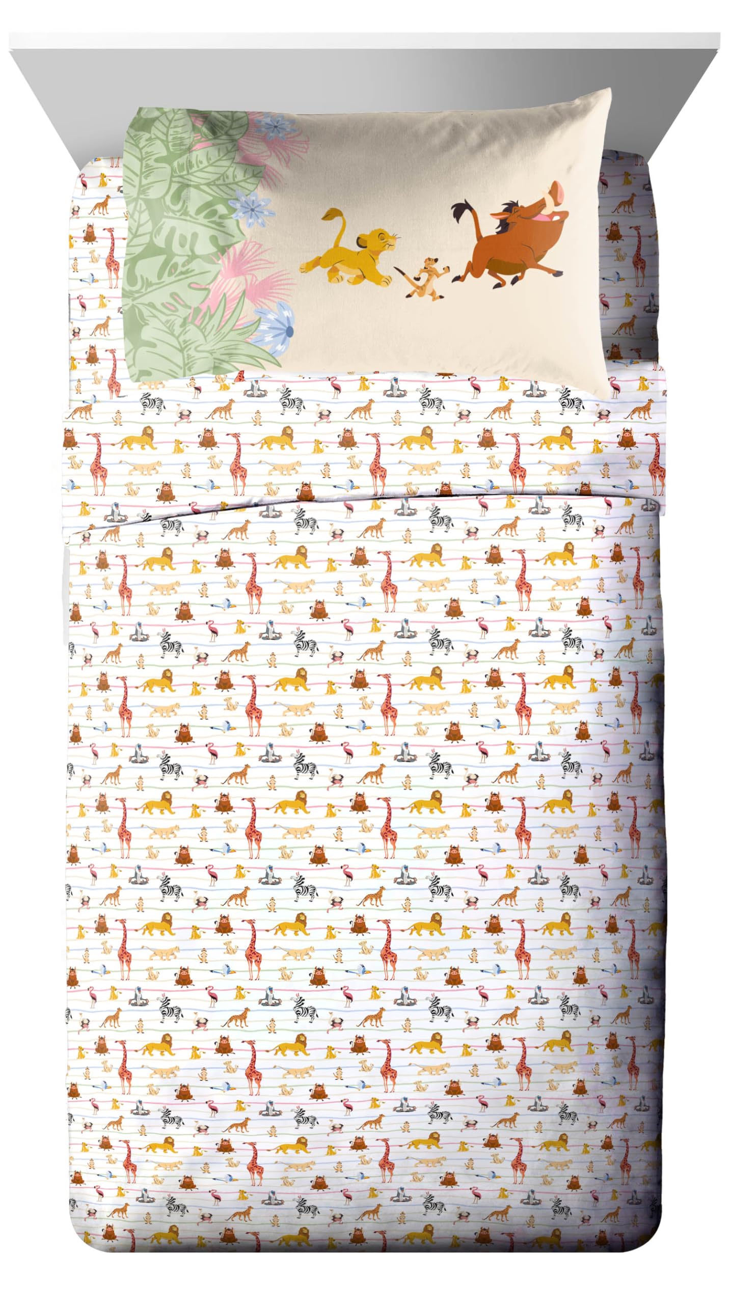 Jay Franco Kids Bed Set, Multi, Lion King, 5 Piece Twin