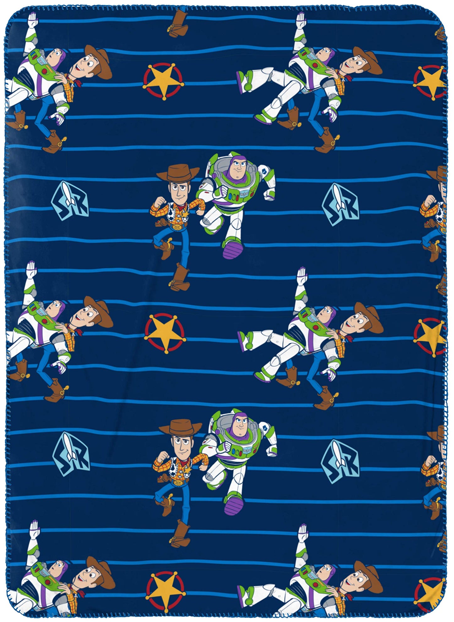 Disney Pixar Toy Story Kids Travel Blanket and Pillow Set, 3 Piece - 40 x 50 Throw Blanket, Pillow & Plush - Woody & Buzz Lightyear, Super Soft, Machine Washable (Official Disney Pixar Product)