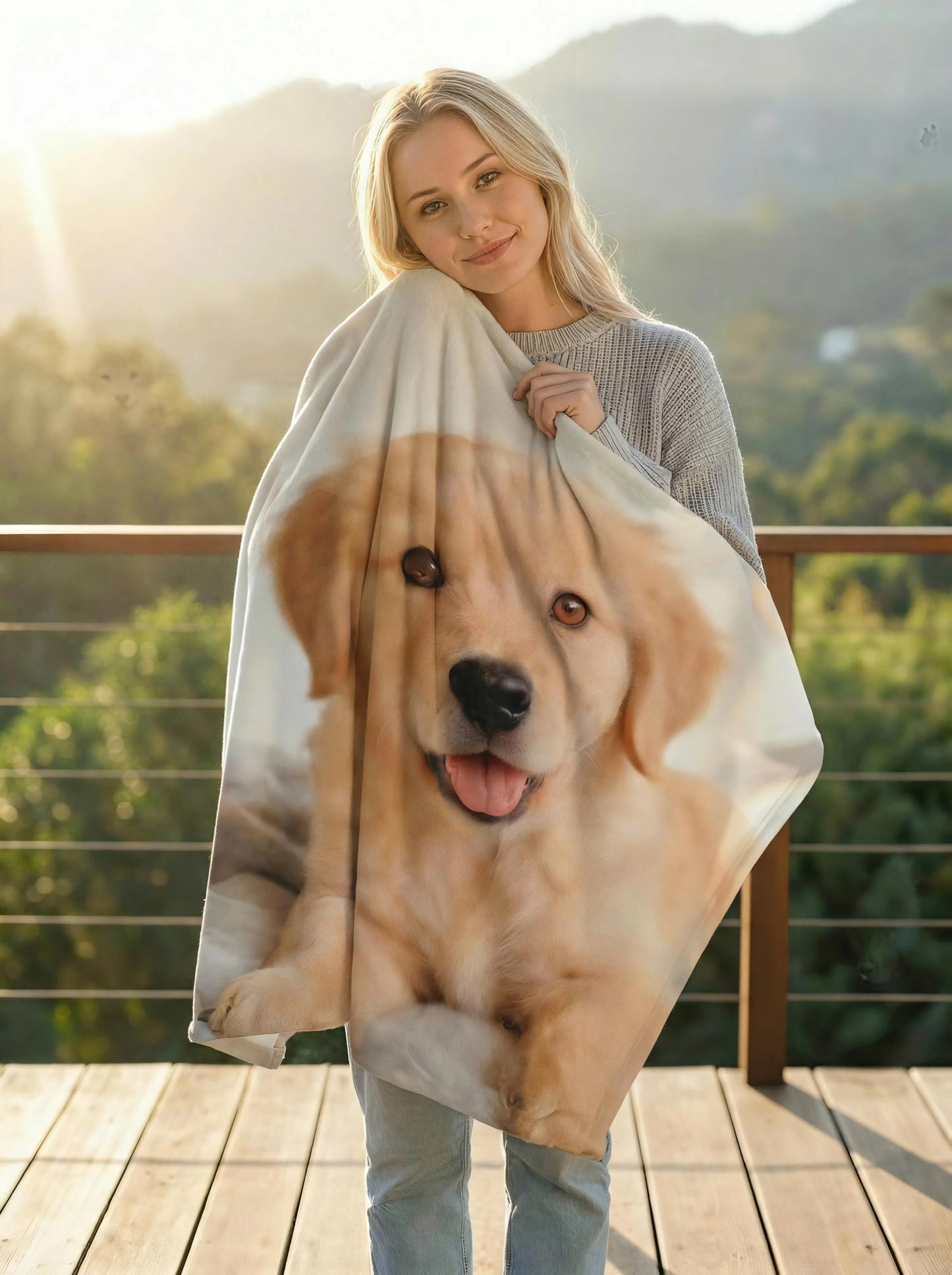 PTXilian Custom 50"x60" Blanket Personalized Throw Blanket with Picture
