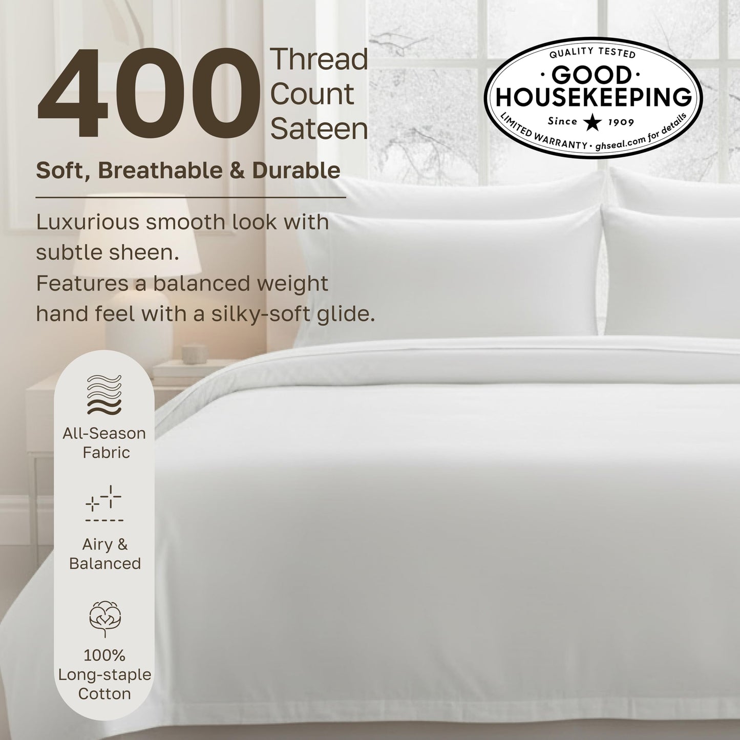 California Design Den Full/Queen Size Duvet Cover Set, 400 Thread Count 100% Cotton, Sateen Comforter Cover & 2 Pillow Shams Bedding Queen Size Set, Button Closure, Corner Ties (Paisley Beige)