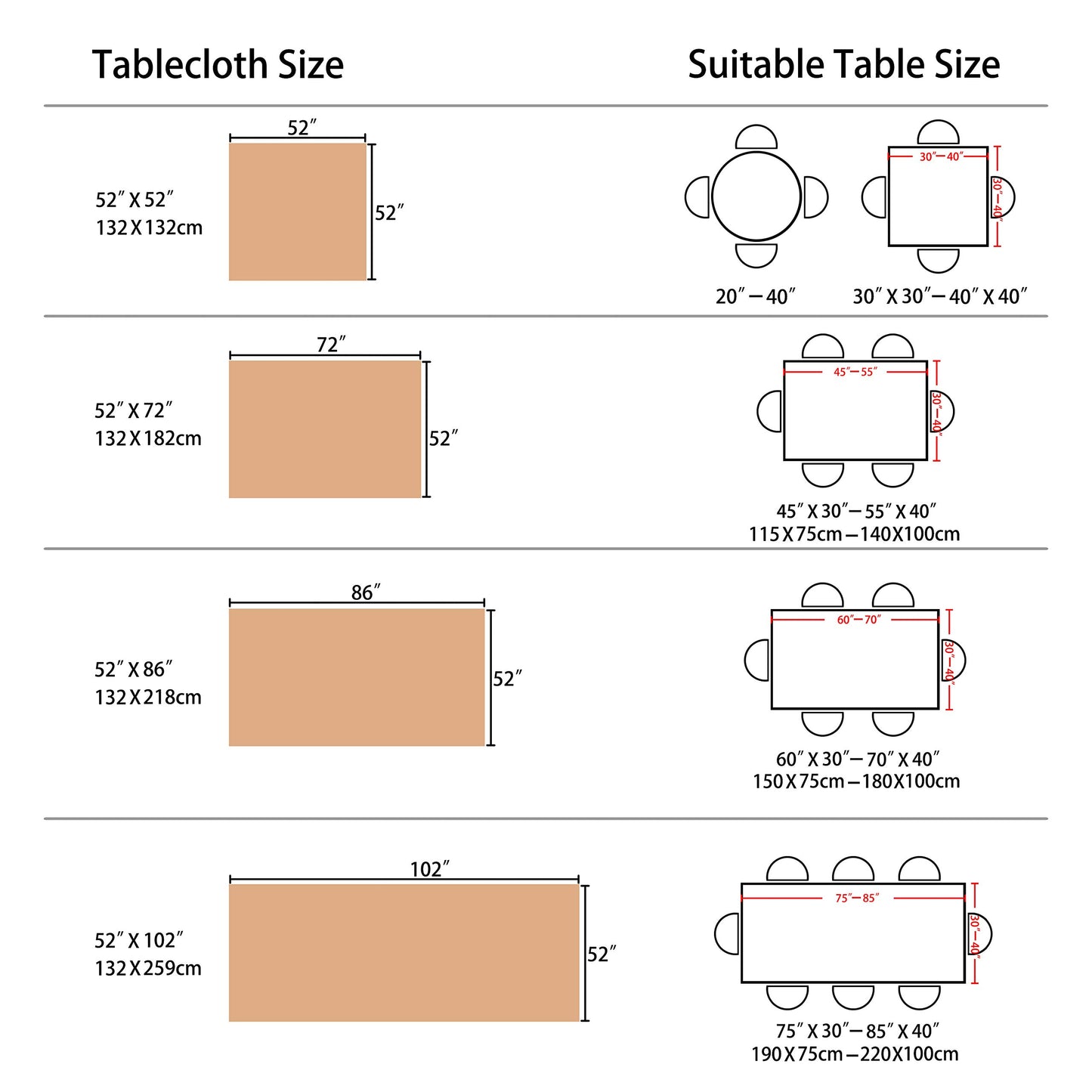 Home Brilliant Square Tablecloth 52x52, Striped Table Cover for Kitchen, Cotton Linen Table Cloth for Indoor Outdoor Picnic(52 x 52 Inch, Dark Grey)