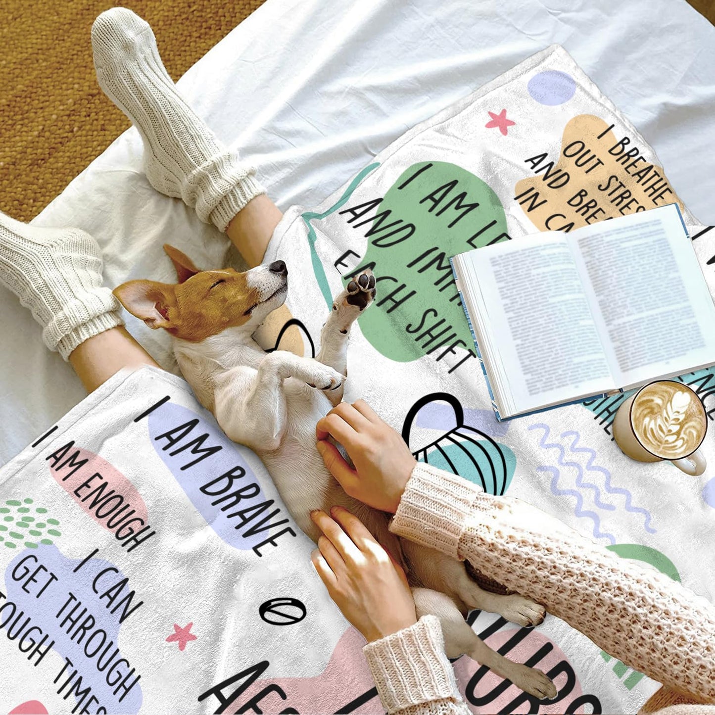 Custom Nurse Blanket Personalized Name Throw, Ultra Soft Fleece Nursing Gift for Women and Healthcare Workers, Cozy Appreciation Present, Multiple (Design 01)