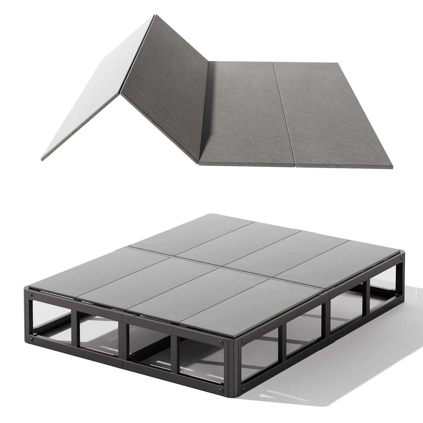 RLDVAY Bunkie Board Full, Improve Comfort and Support 8mm (Thickness), Bunky Board for Mattress/Bed, Noise Minimizing, Easy Assemble Bed Boards for Under Mattress Support