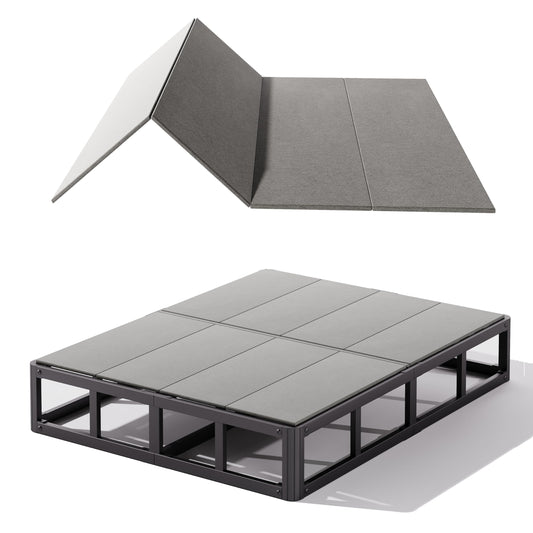 RLDVAY Bunkie Board Full, Improve Comfort and Support 8mm (Thickness), Bunky Board for Mattress/Bed, Noise Minimizing, Easy Assemble Bed Boards for Under Mattress Support