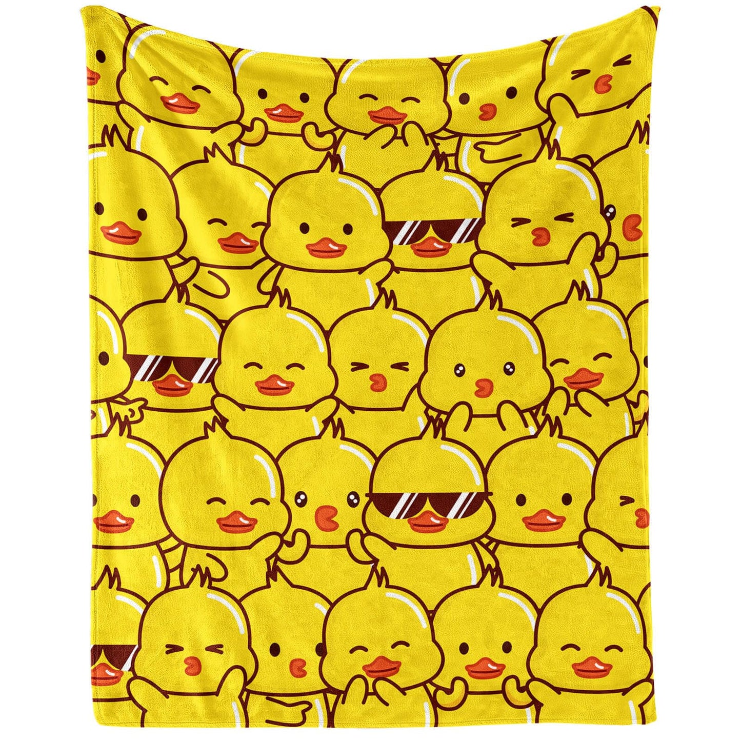 Homieblanket Duck Blanket for Boys Girls, Cute Duck Themed Design Printed Throw Blankets for Kids Lap, Chair Sofa, Warm Soft Cozy Blanket, 40"x 50"