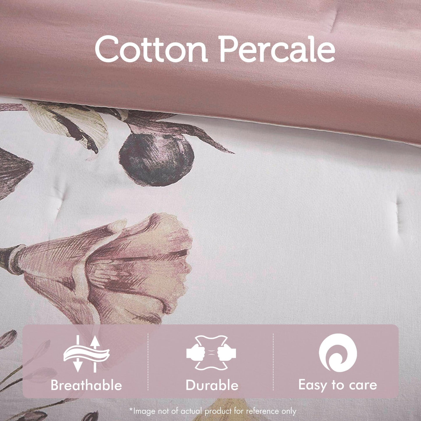 Madison Park Floral Queen Comforter Set, Cotton Rich Bedding Set Feminine Design Shabby Chic Queen Size Comforter Sets, All Season Bed Cover with Shams, Bed Skirt, Décor Pillow, Blush 8 Piece