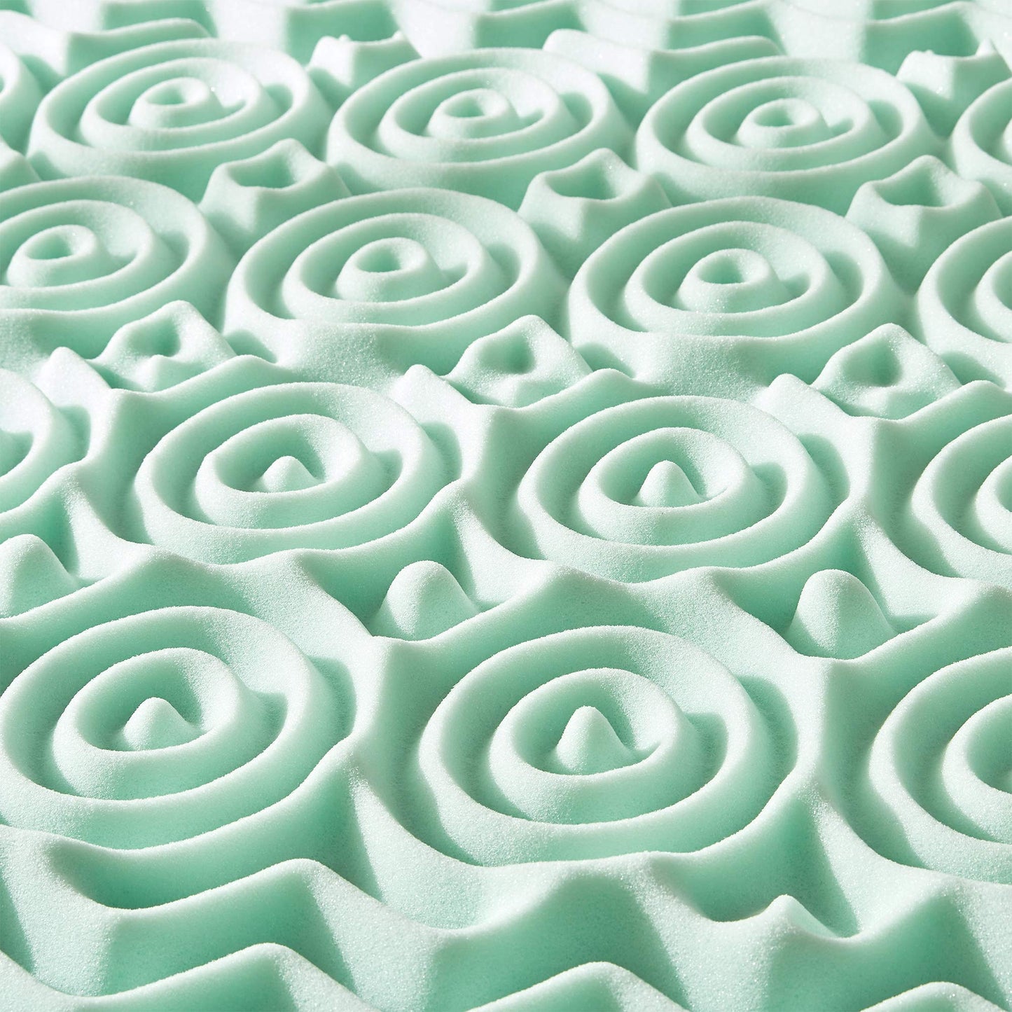 Mellow 1.5 Inch 5-Zone Memory Foam Mattress Topper, Calming Aloe Infusion, Dorm Essentials, Queen