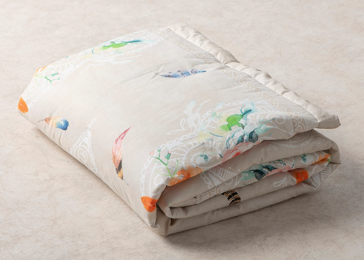 Maison d' Hermine Throw Blanket for Couch Lightweight Soft Warm Breathable Cotton Throw Blankets for Bed Girls Boys Women Men Gifts Travel Living Room Spring Summer (Ibiza - Beige, 60" X 80")