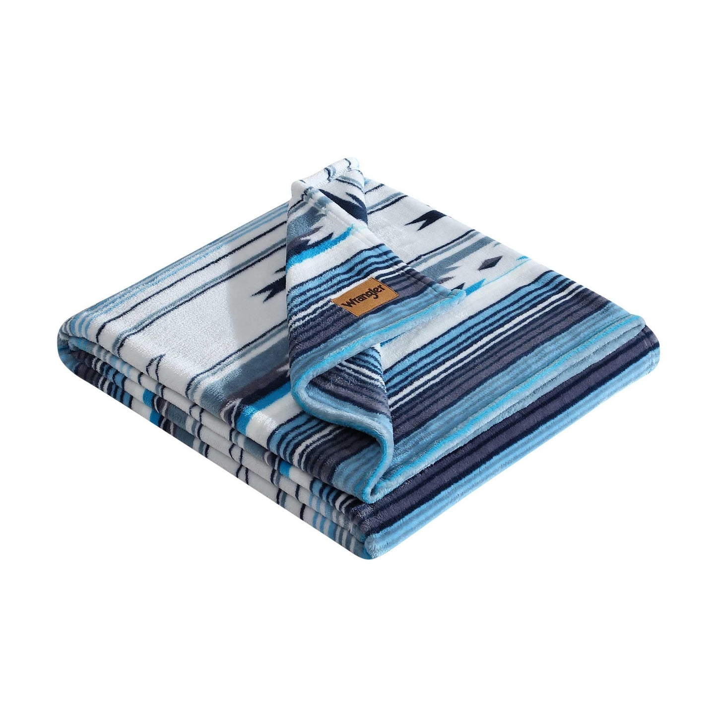Wrangler - Blanket, Super Soft Plush Bedding, Yellowstone Inspired Throw Blanket for Couch or Bed (Coyote Sands Blue, 50" x 70")