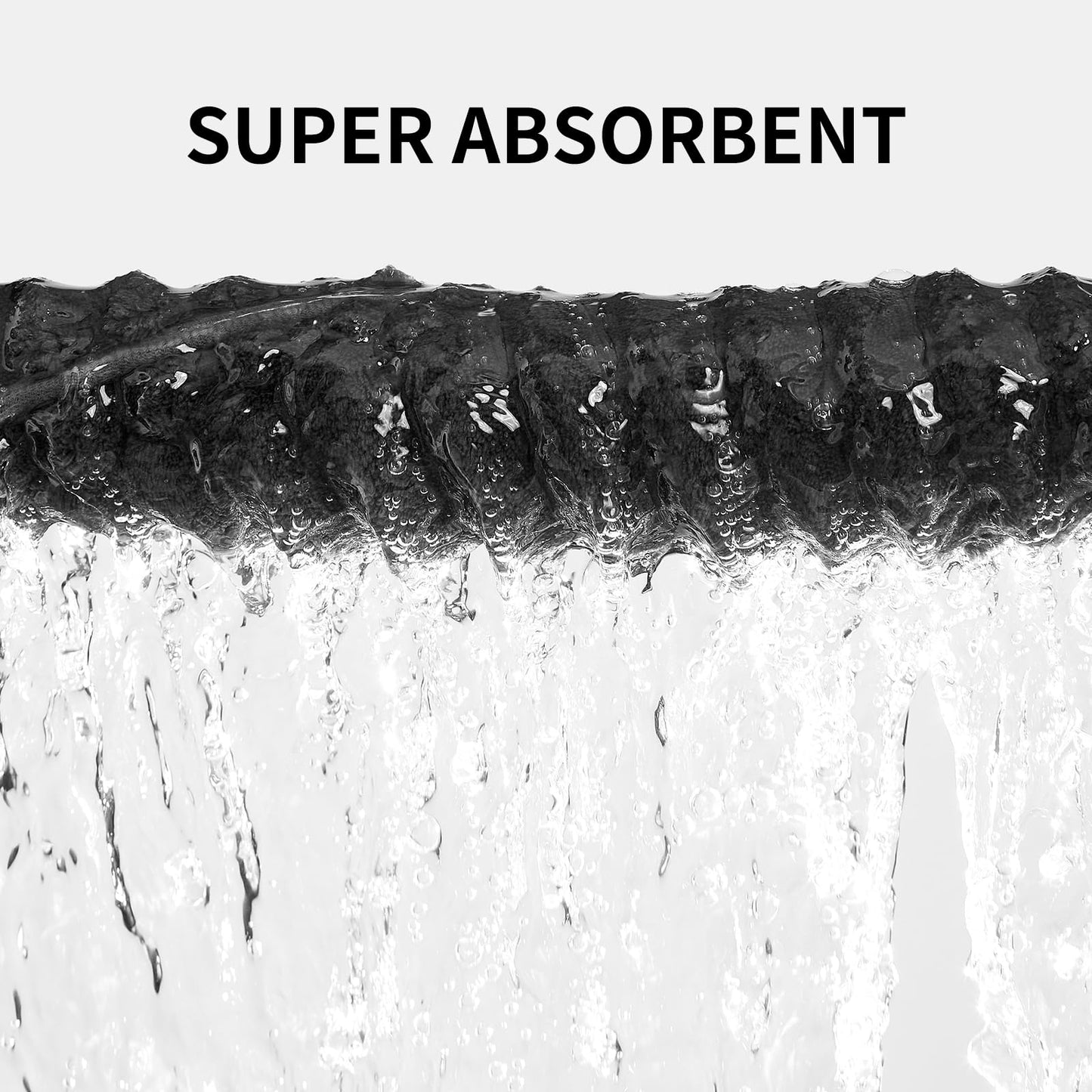 NALIVO Extra Large Bath Towel Set of 6 (40"x80"),Oversized Bath Sheet Super Soft Highly Absorbent Microfibers Quick Dry Luxury Shower Towel for Bathroom Spa Gym Hotel Yoga (Charcoal Gray, 6Piece)