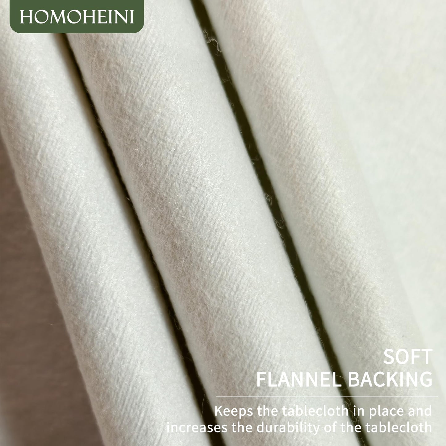 HOMOHEINI Rectangle Table Cloth,100% Waterproof Tablecloth Oil Proof Spill Proof Vinyl Table Cloth, Wipe Clean Plastic Table Cover for Dining, Camping, Indoor and Outdoor 52" x 70",Leaves