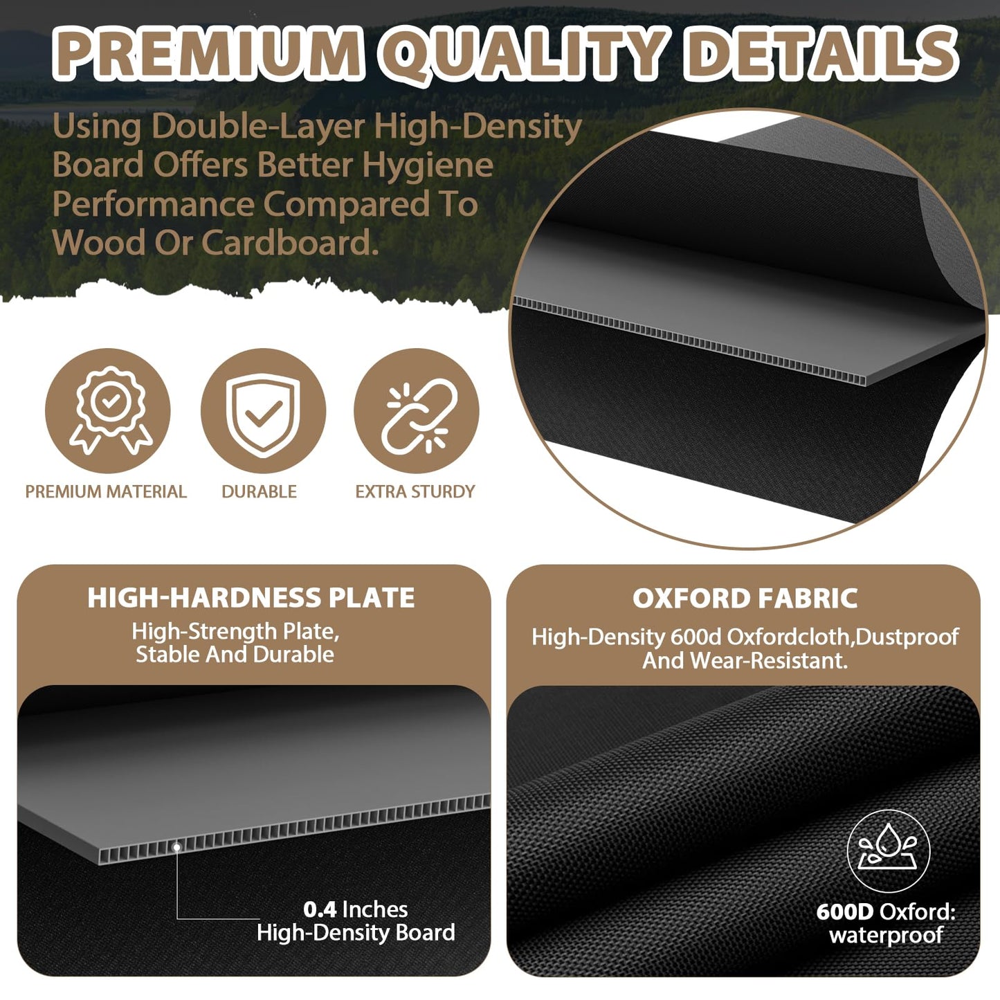 Xenohuaxis Heavy Duty Bunkie Board Full Size 54" x75'', 10MM Bed Support Board, Anti-Sag Mattress Support for Slatted Bed Frame, Bunk Bed & Platform Bed
