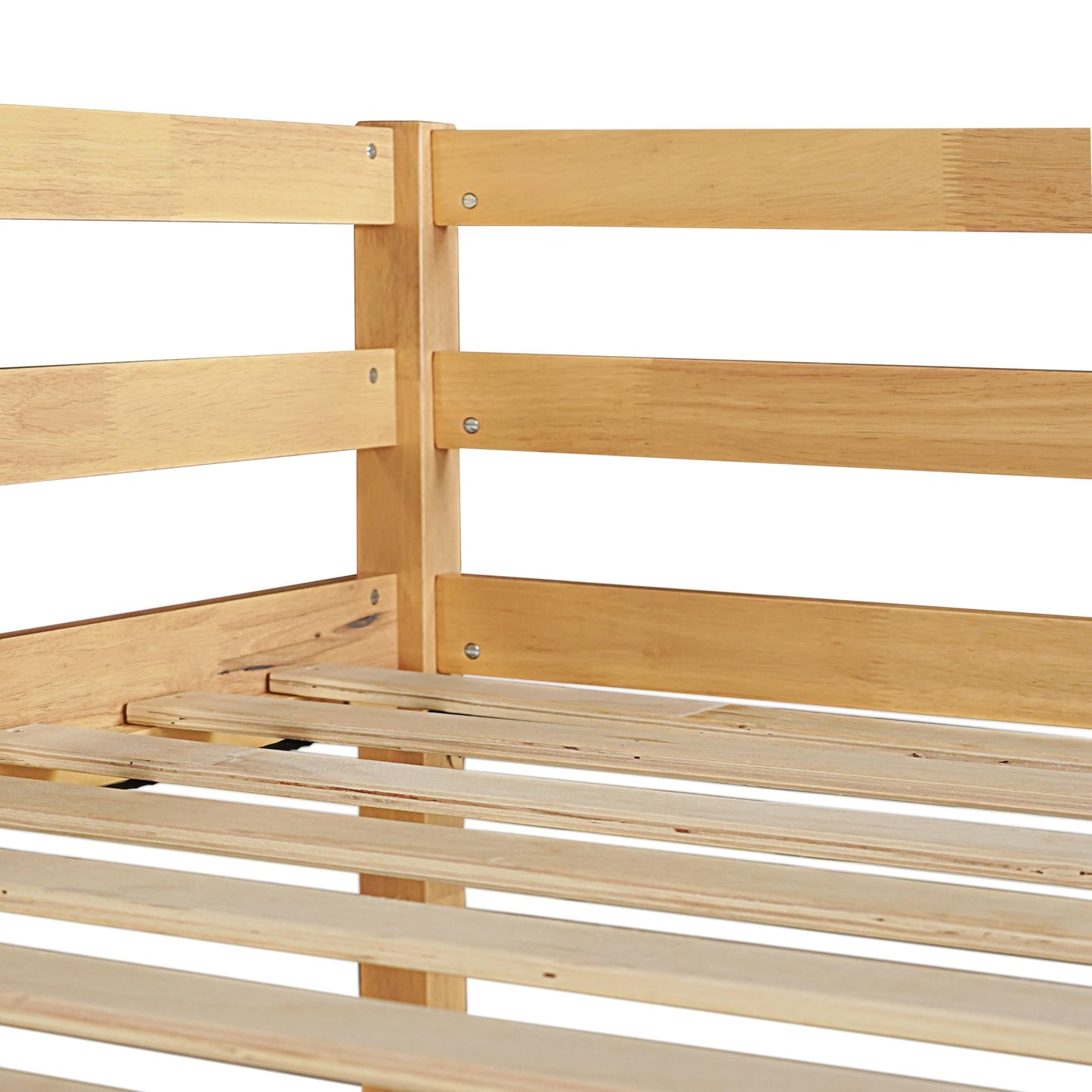 Bellemave Twin Loft Bed with Desk,Loft Bed for Kids, Boys, Girls,Wooden Loft Be Frame with Desk and Ladder, Natural