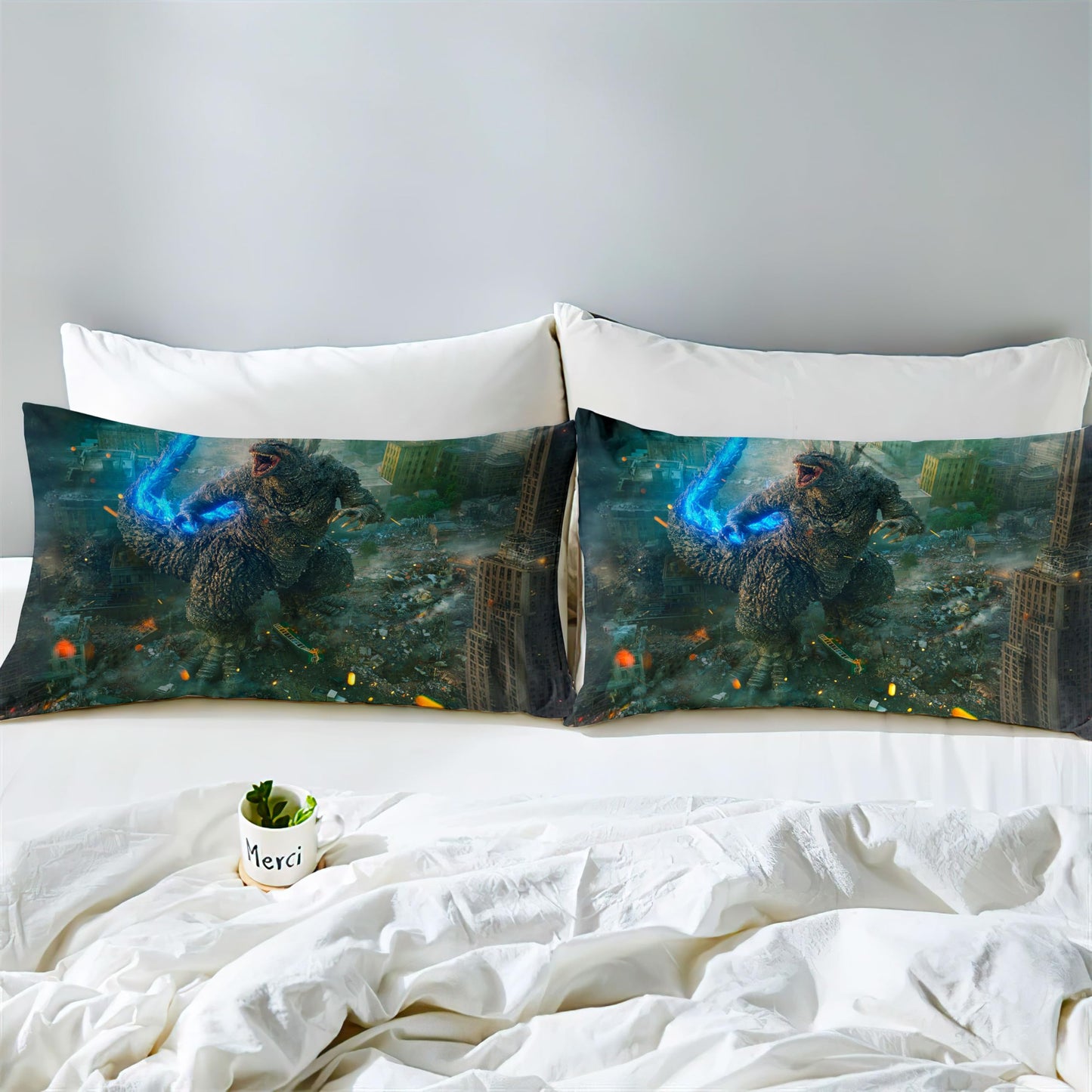 sonicpony Duvet Cover Set Twin Full Size Dinosaur Comforter Cover Bedding Set 3D Cartoon Printing Microfiber 1 Piece Quilt Cover with Zipper Closure 2 Pieces Pillow Shames No Comforter (Dino34, Twin)