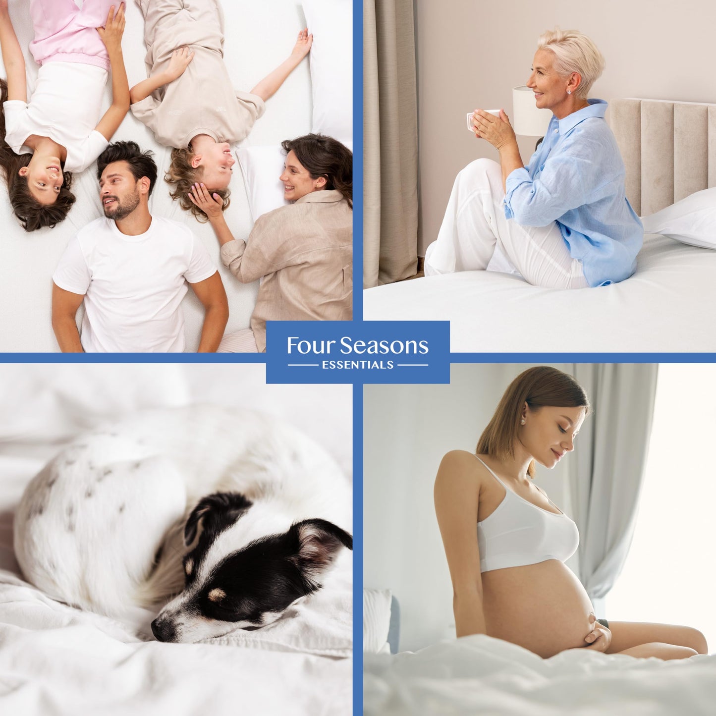 King Zippered Mattress Protector (8"-11" Depth) Waterproof Encasement Premium Quality Hypoallergenic Bed Cover Protects from Dust White