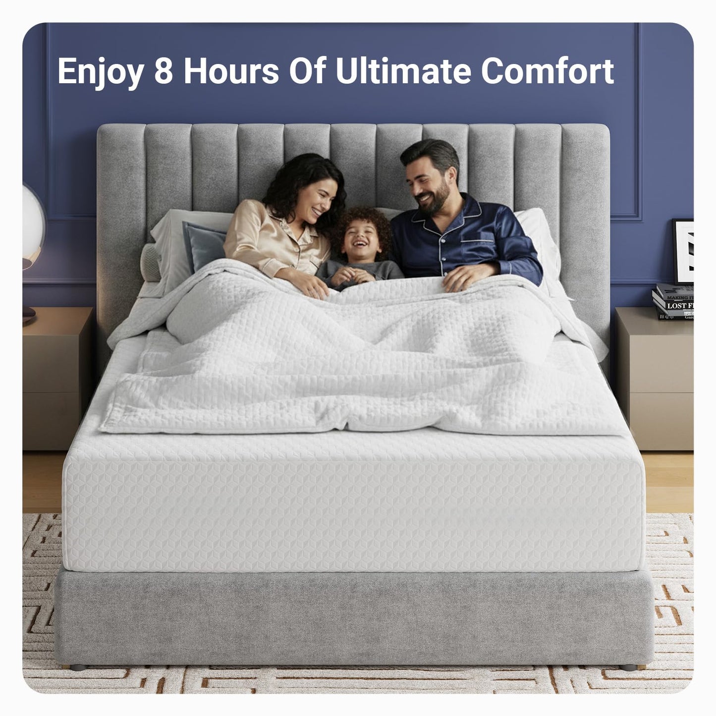 Avenco King Size Mattress 12 Inch,King Mattress Medium Firm in a Box for Refresh Sleep & Pressure Relief,CertiPUR-US Certified Foam Colchones