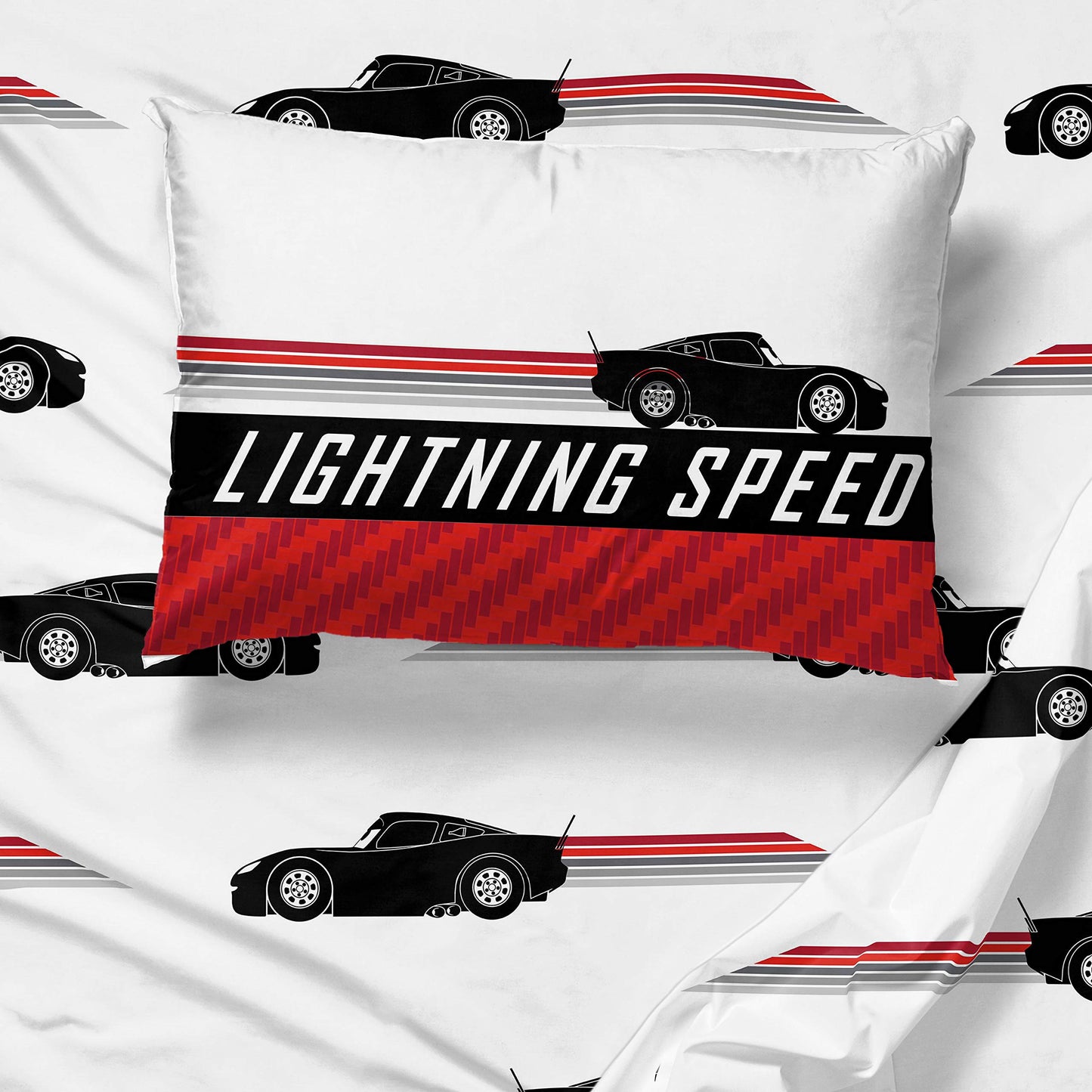 Jay Franco Disney Pixar Cars 5 Piece Twin Comforter Set - Comforter, Sheets & Sham with Lightning McQueen Kids Bedding, Super Soft Fade Resistant Microfiber, Machine Washable, (Official Disney Pixar)