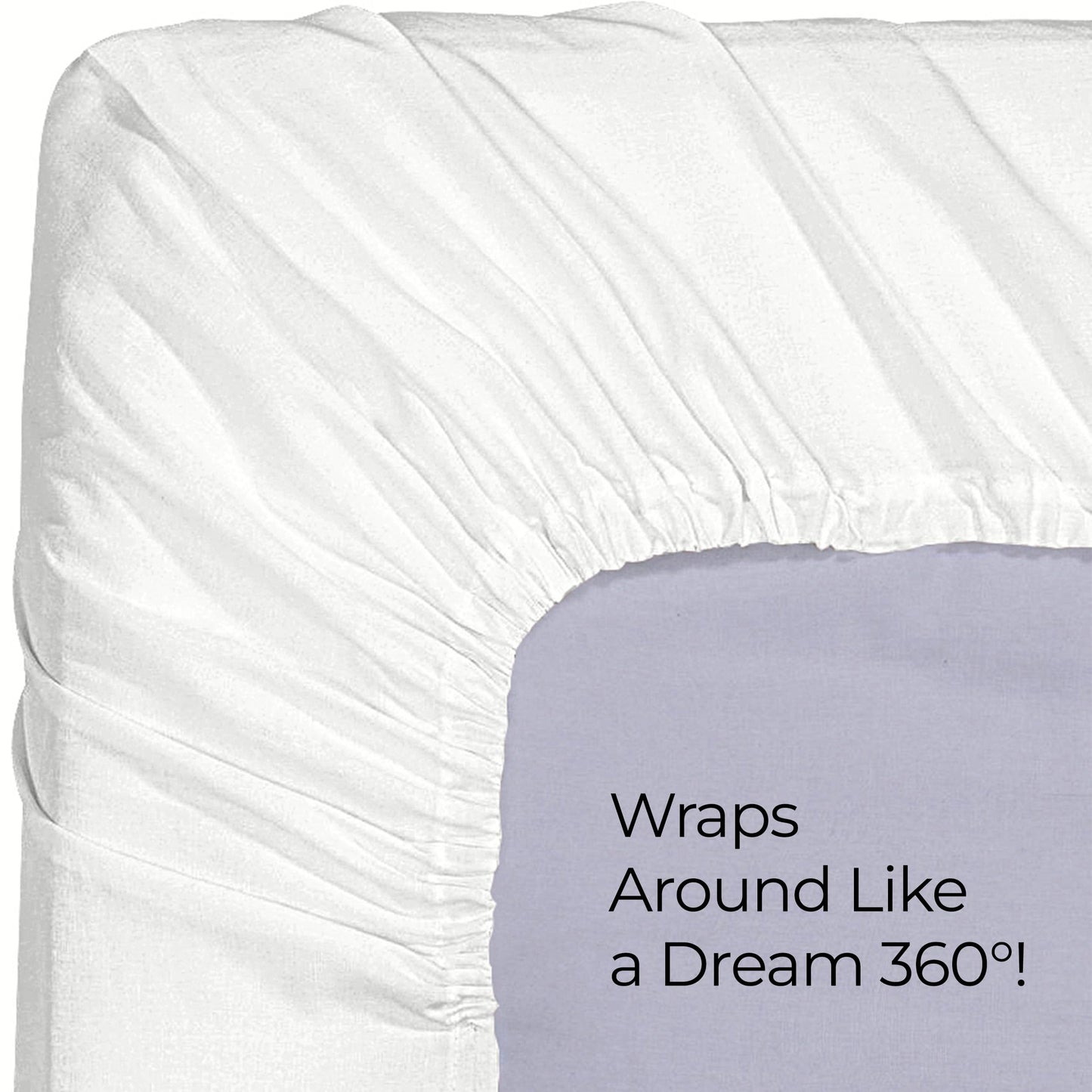 Utopia Bedding Full Fitted Sheet - Bottom Sheet - Deep Pocket - Soft Microfiber - Shrinkage and Fade Resistant - Easy Care -1 Fitted Sheet Only (White)