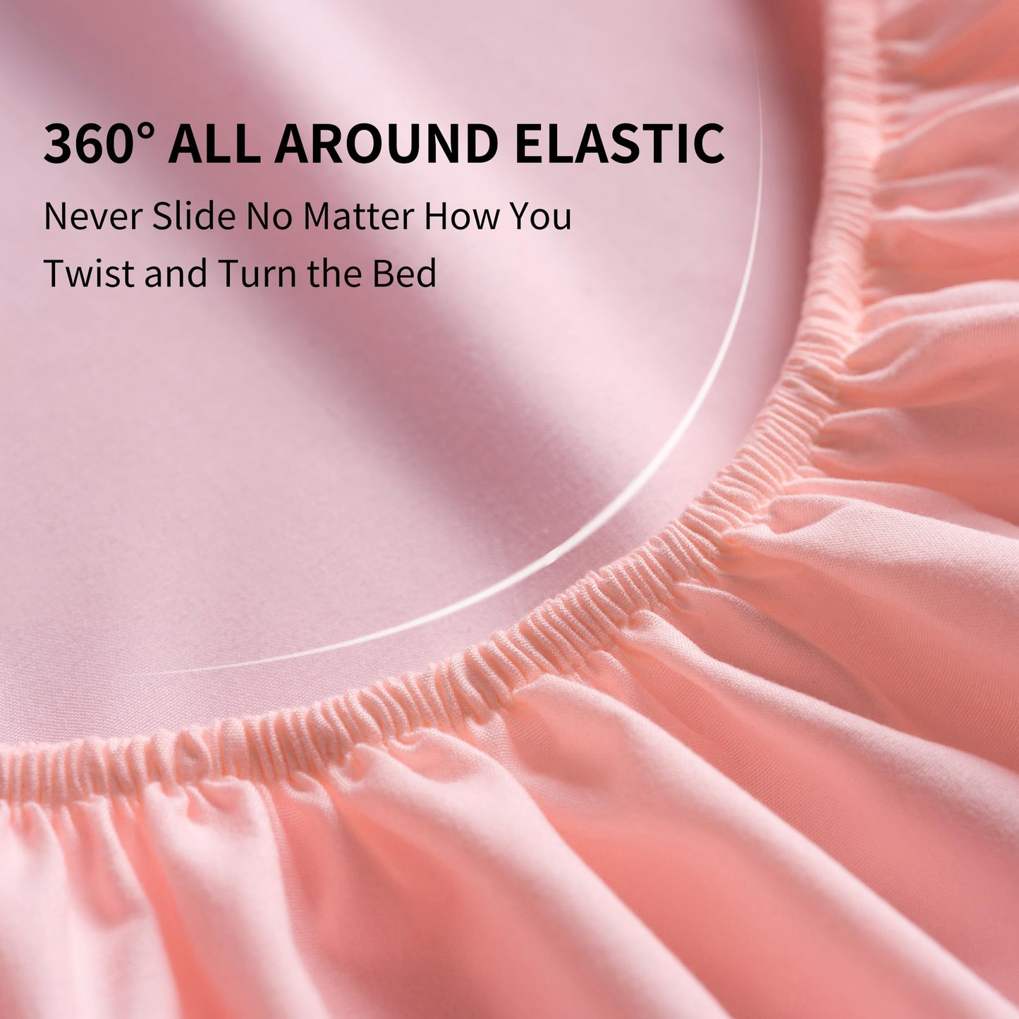 Best Season 4 Piece Bed Sheet Set (Queen,Blush Pink) 1 Flat Sheet,1 Fitted Sheet and 2 Pillow Cases,100% Brushed Microfiber 1800 Luxury Bedding,Deep Pockets,Extra Soft & Fade Resistant