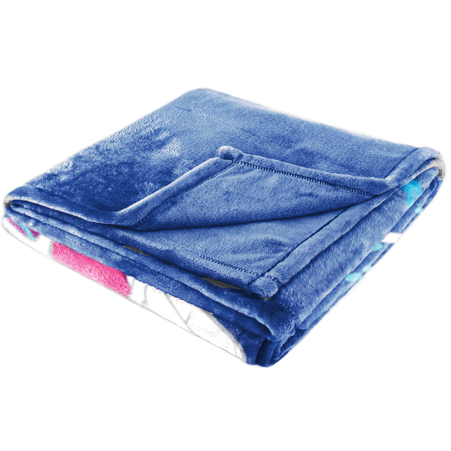 Jay Franco Kids Plush Throw Blanket – Soft & Cozy Fleece Throw for Bedroom & Couch Décor, Official Licensed Product, Blue - Ghost Spider, 60x90 - Large Blanket