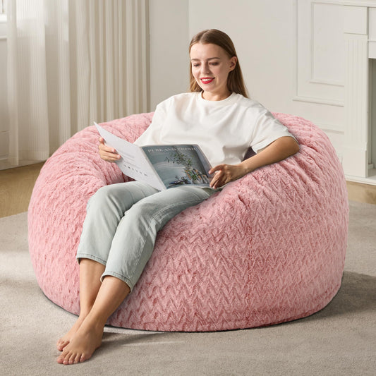 Hobestluk Bean Bag Chair for Adult Large Removable Beanbag Living Room 3FT