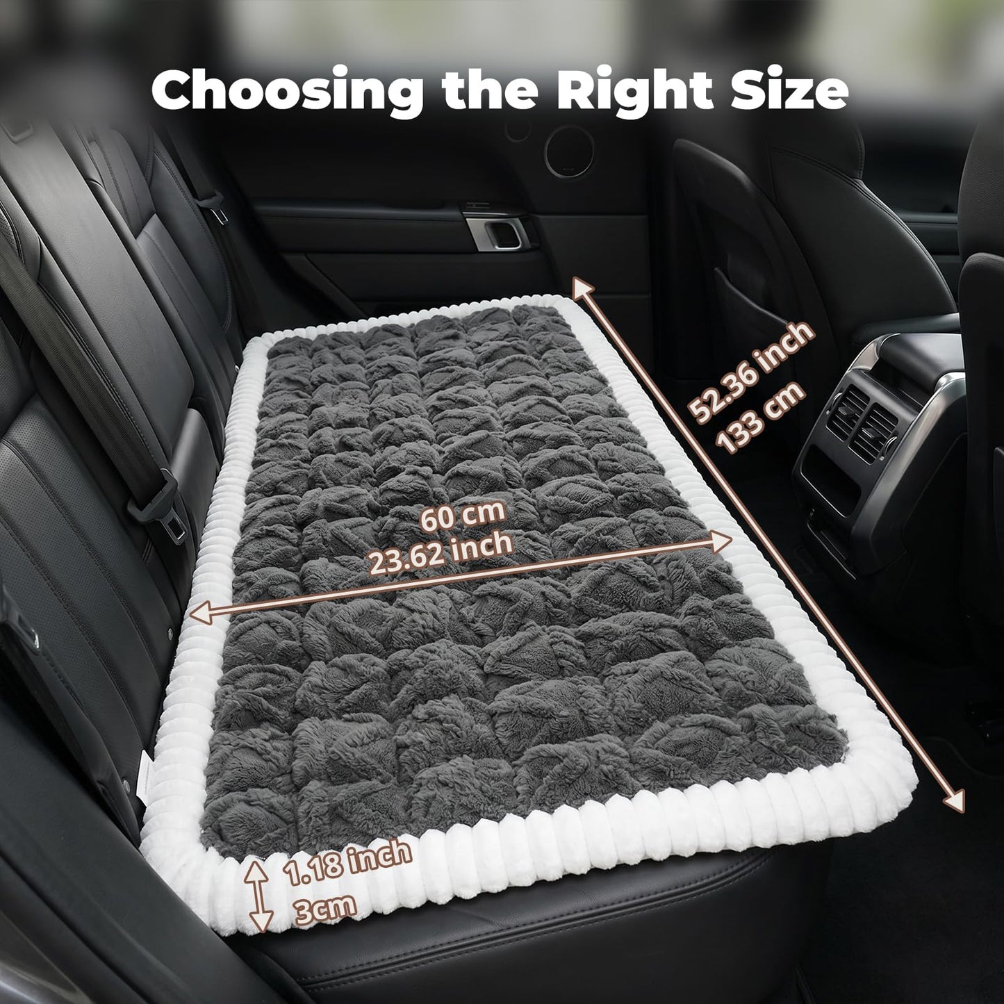 Avont Dog Bed for Car Back Seat, 2026 New Backseat Pet Bed Mat