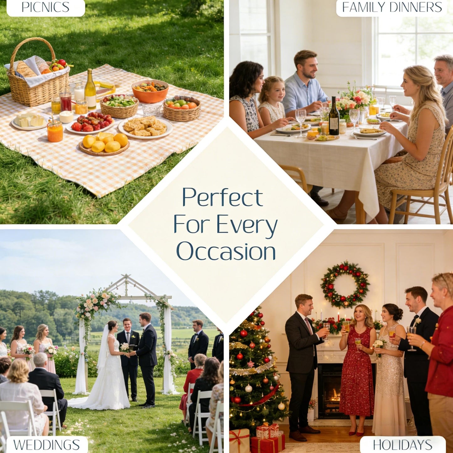 JHBPPG Heavy Duty Vinyl Table Cloth 55 * 108 Rectangular, Oil Proof Thick PVC Table Cover, Wipeable, Waterproof & Heat Resistant - Summer Tablecloth
