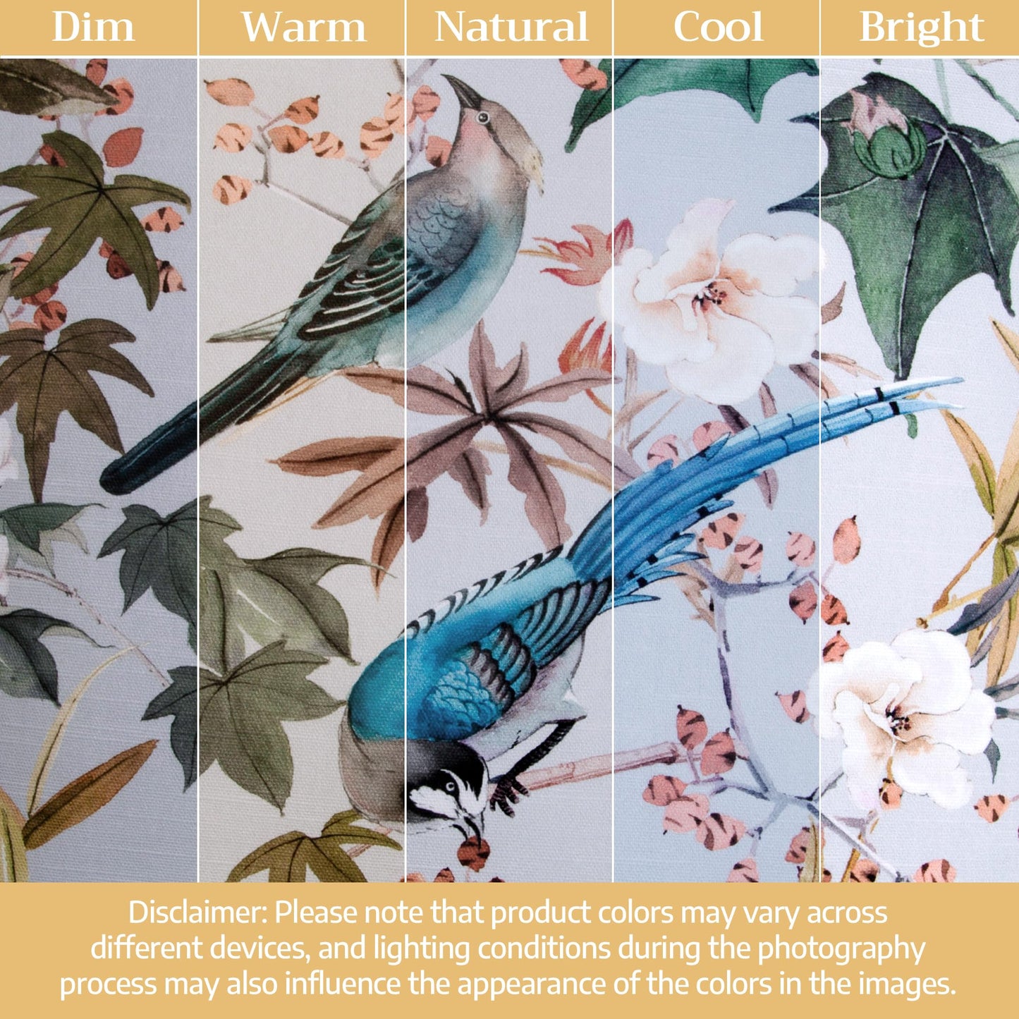 Maison d' Hermine Curtains for Living Room 100% Cotton 96 inch Length One Panel Light Filtering Curtains for Windows with Rod and Loop Pockets Spring Summer (Hokuzai - Grey, 50" W x 96" L)